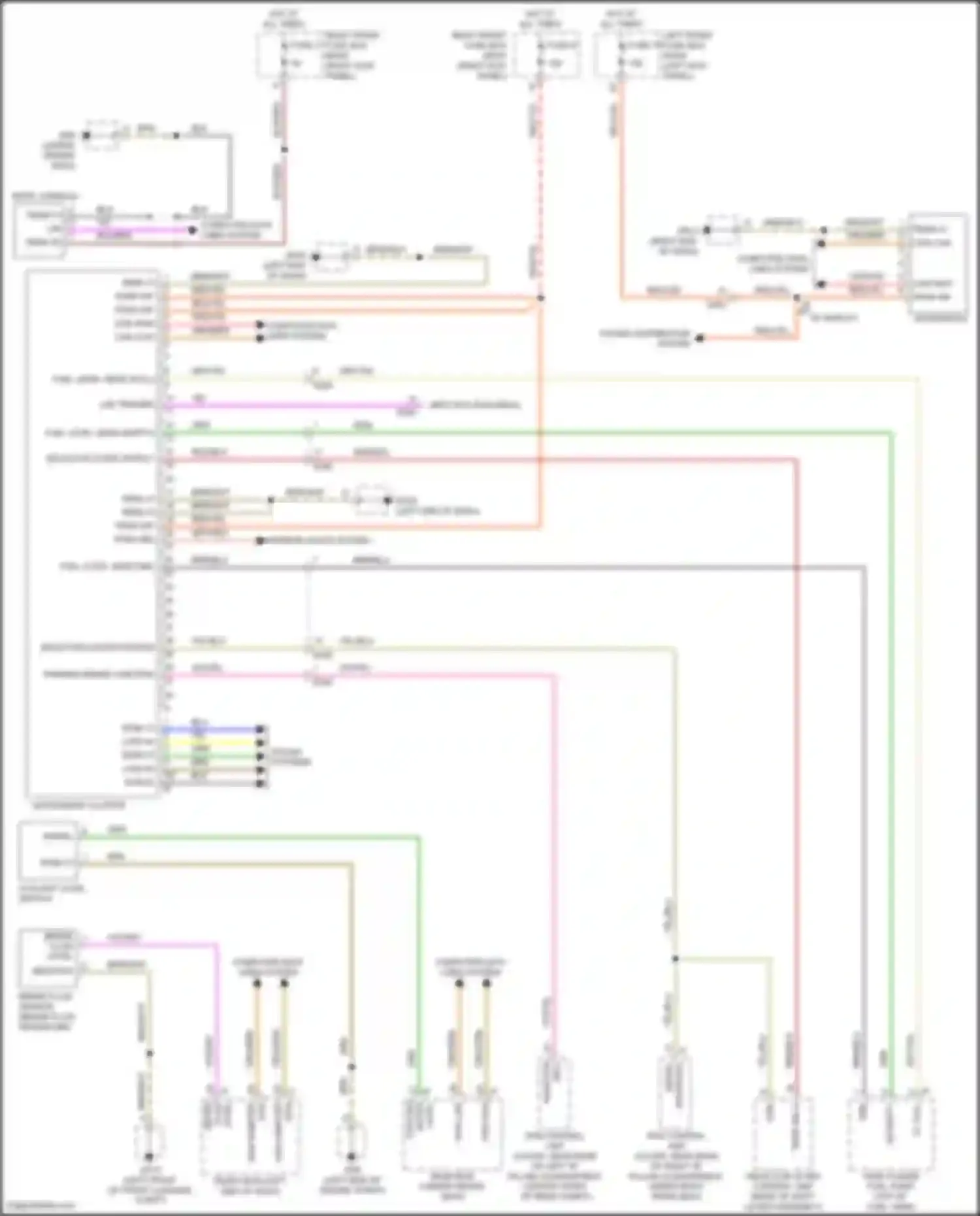 Wiring diagram computer data lines system for Porsche 911 Carrera 991 facelift (2015-2020) (5 of 91)
