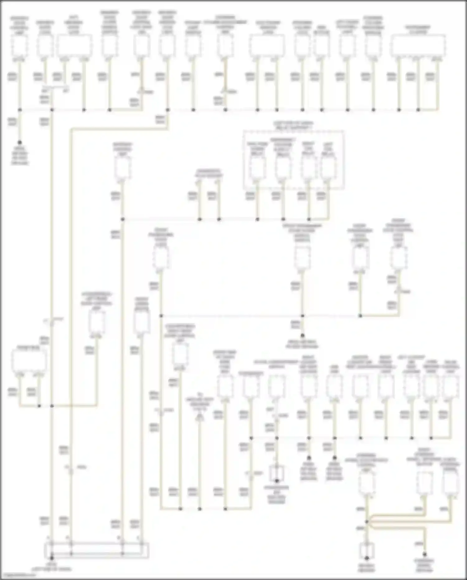 Wiring diagram diagnostic plug socket for Porsche 911 Carrera 991 facelift (2015-2020) (2 of 4)