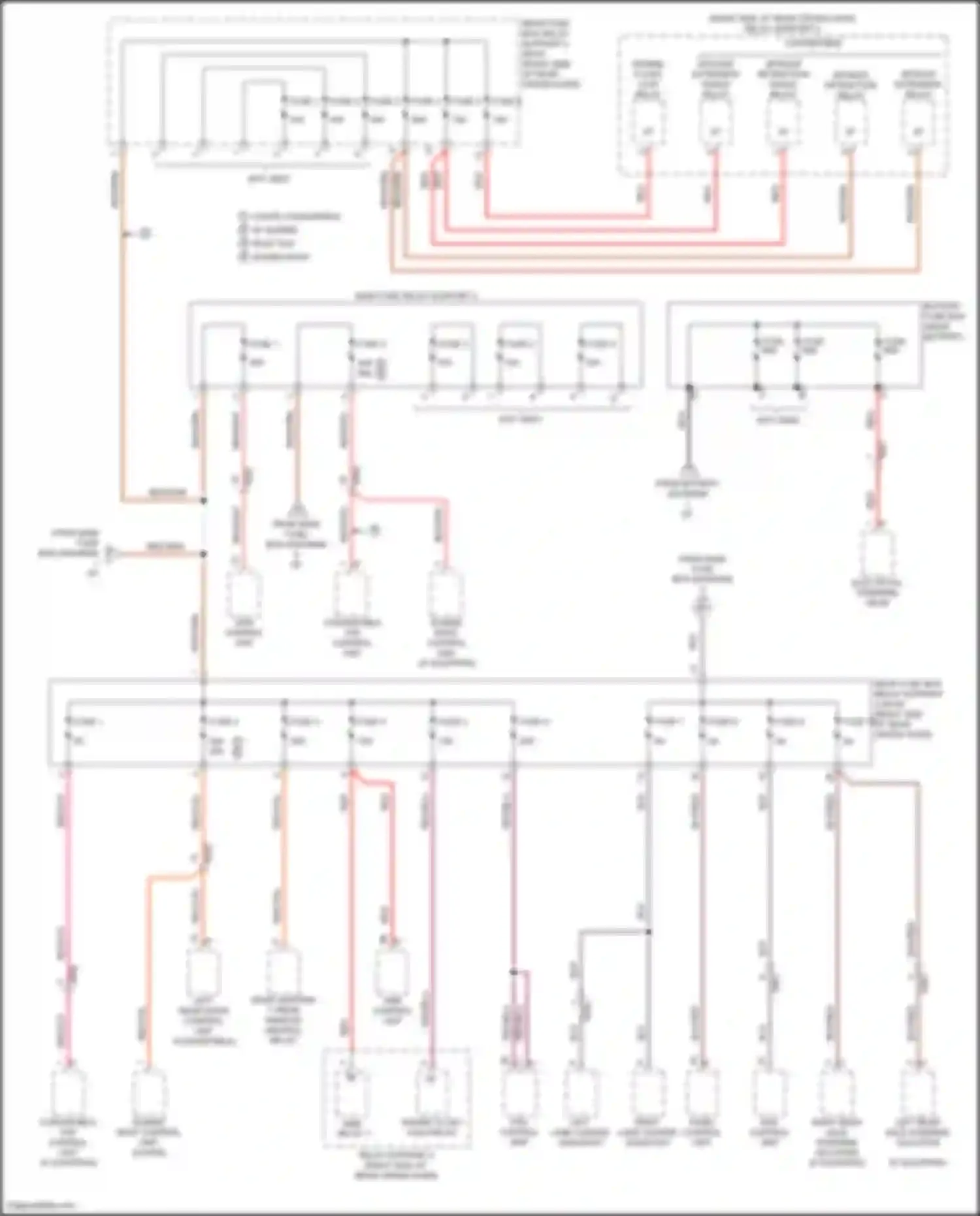 Wiring diagram left rear axle steering adjuster for Porsche 911 Carrera 991 facelift (2015-2020) (4 of 5)