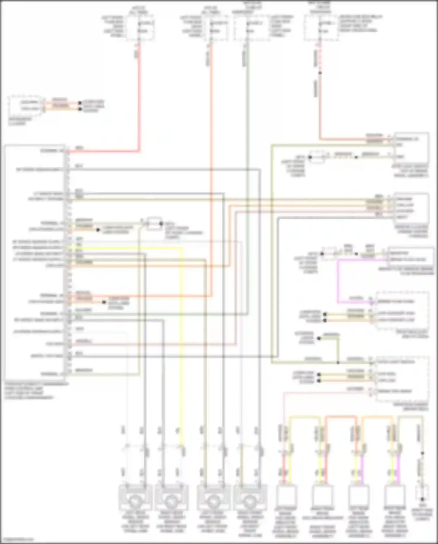 Wiring diagram lr speed sens sig input for Porsche 911 Carrera 991 facelift (2015-2020) (1 of 1)