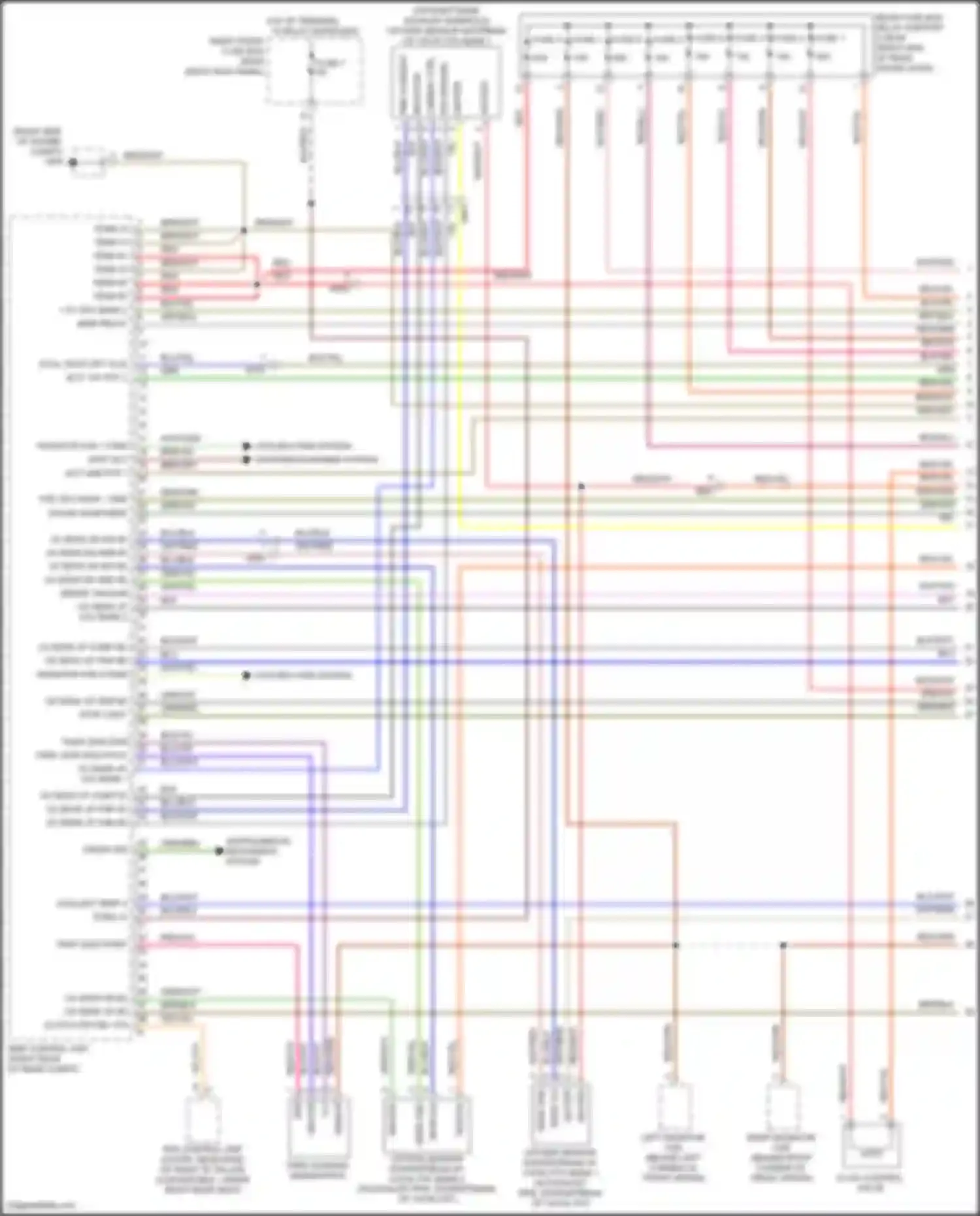 Wiring diagram main relay for Porsche 911 Carrera 991 facelift (2015-2020) (1 of 3)