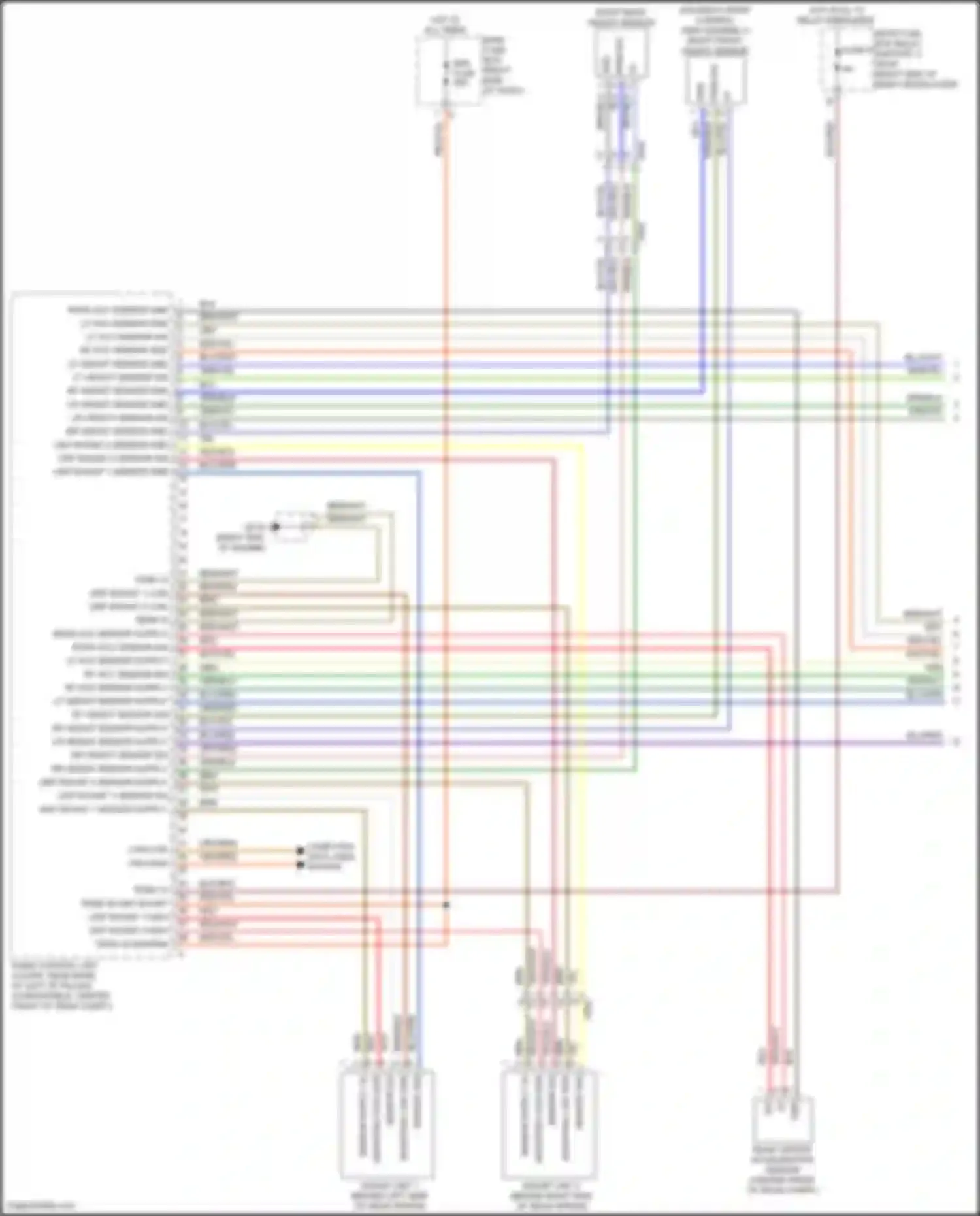 Wiring diagram midi fuse for Porsche 911 Carrera 991 facelift (2015-2020) (2 of 10)