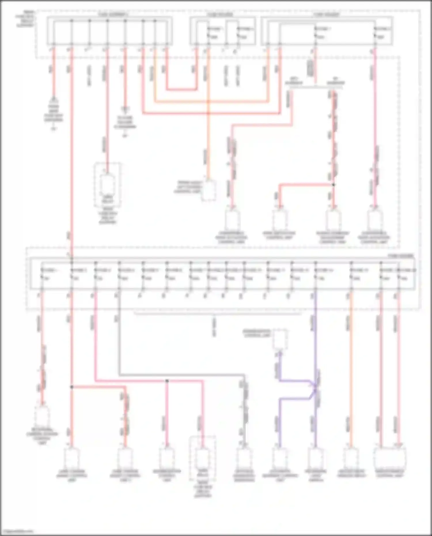 911 Carrera Porsche 992 (2018-2024): Power distribution circuit (6 of 7)