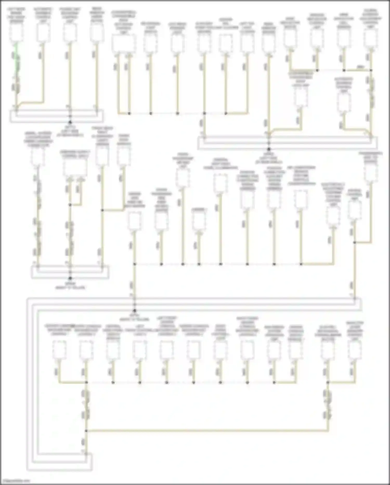 Wiring diagram center console background lighting 1 for Porsche 911 Carrera 992 (2018-2024) (1 of 2)