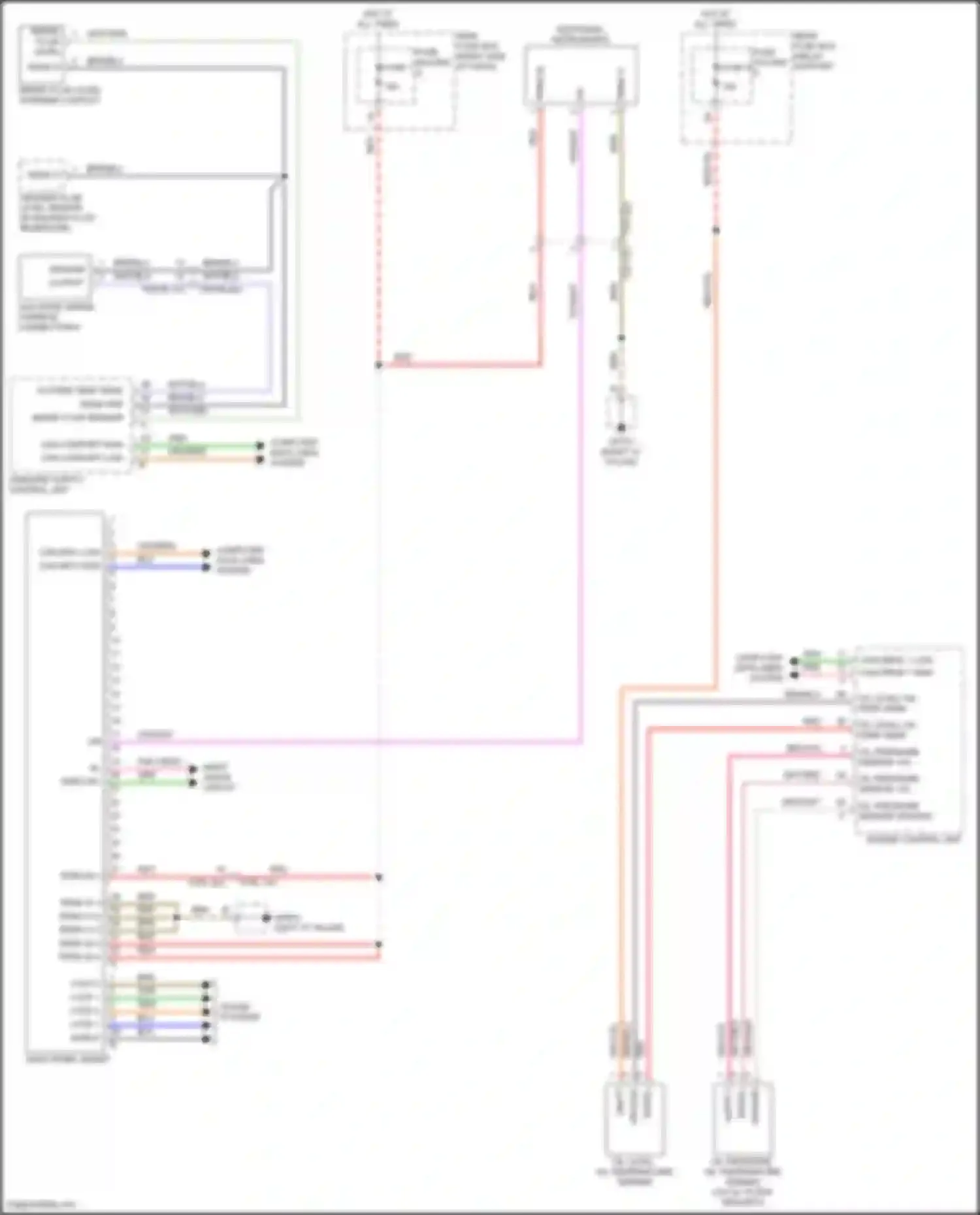 Wiring diagram fuse 1 for Porsche 911 Carrera 992 (2018-2024) (6 of 35)