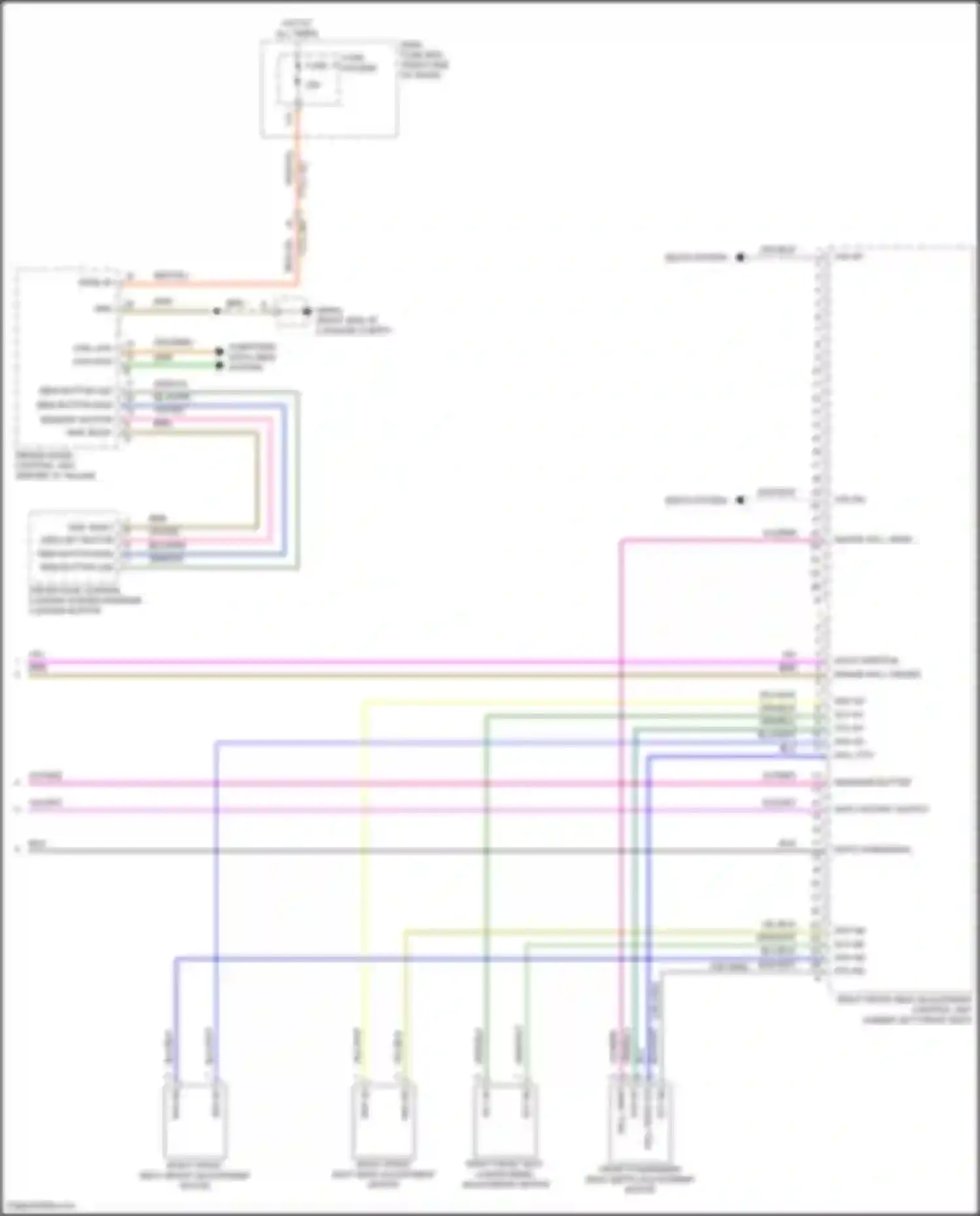 Wiring diagram fuse 11 for Porsche 911 Carrera 992 (2018-2024) (5 of 24)