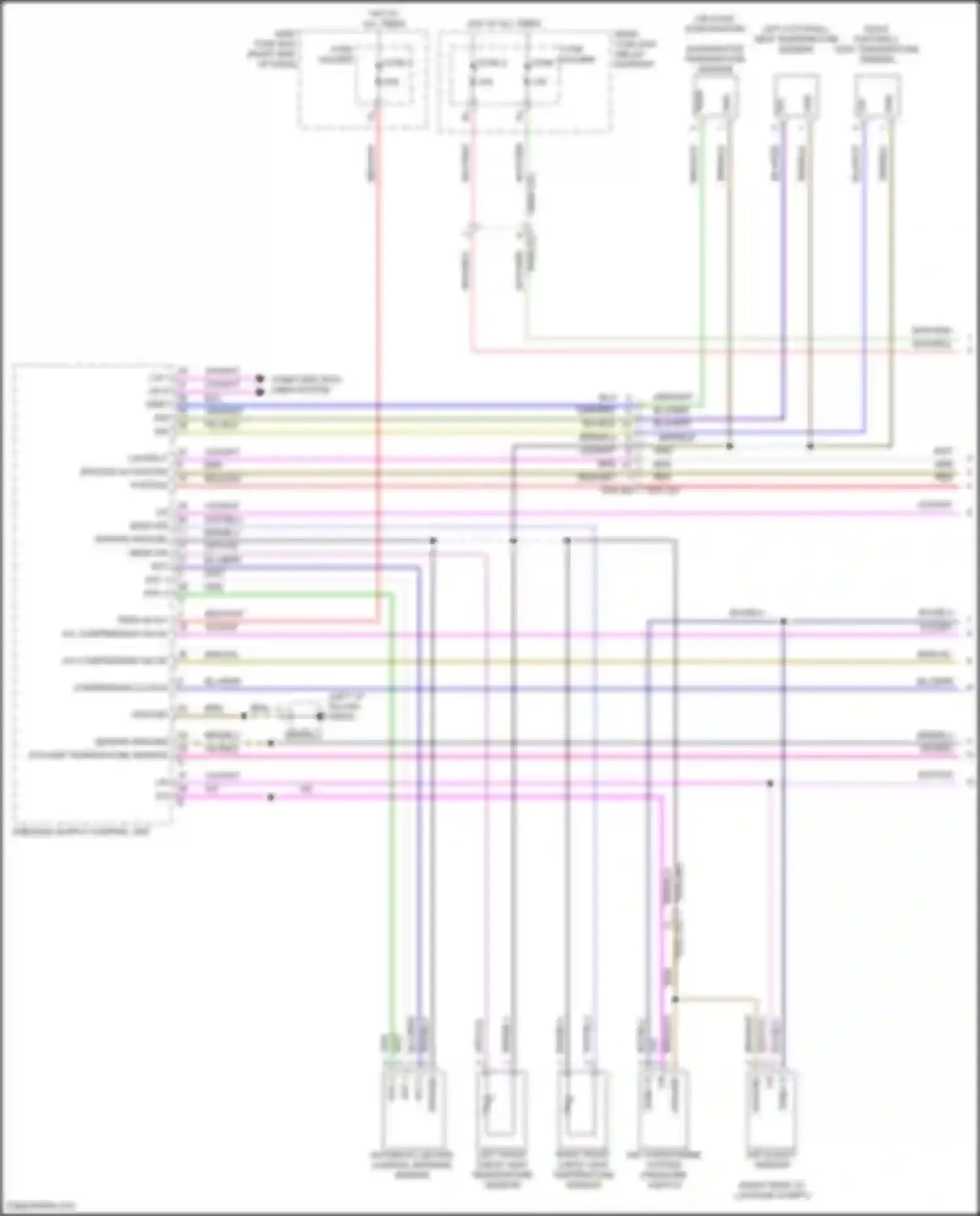 Wiring diagram onboard supply control unit for Porsche 911 Carrera 992 (2018-2024) (12 of 28)