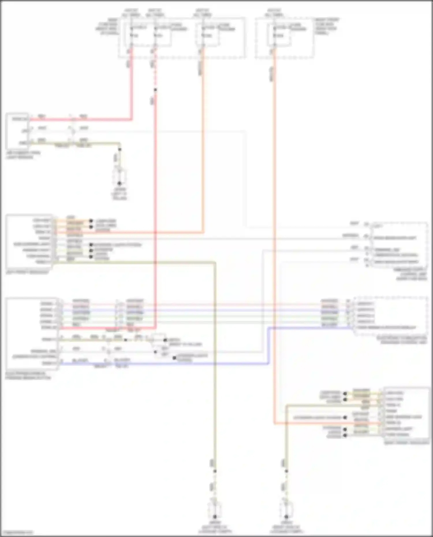Wiring diagram onboard supply control unit for Porsche 911 Carrera 992 (2018-2024) (21 of 28)