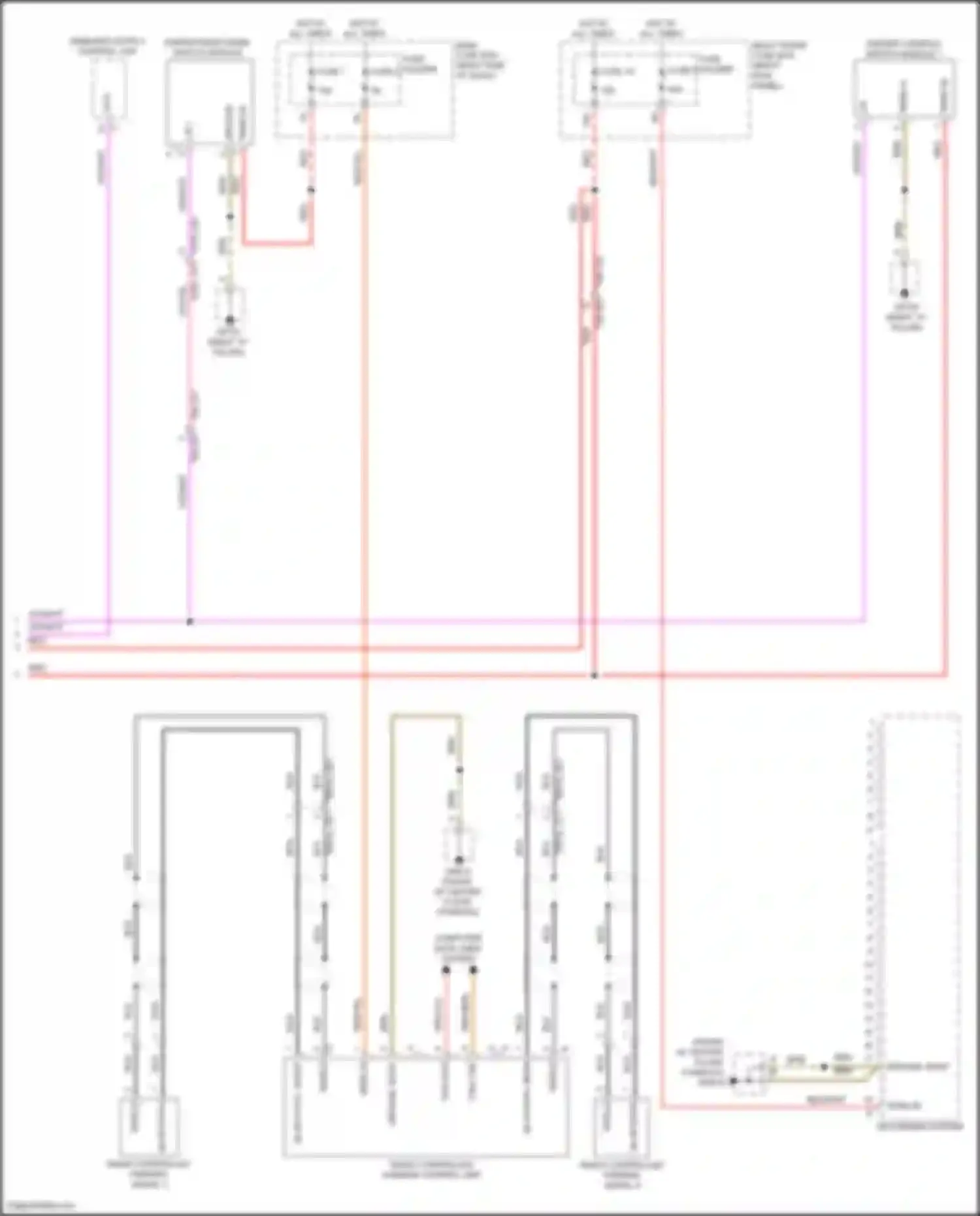 Wiring diagram right front fuse box for Porsche 911 Carrera 992 (2018-2024) (27 of 53)