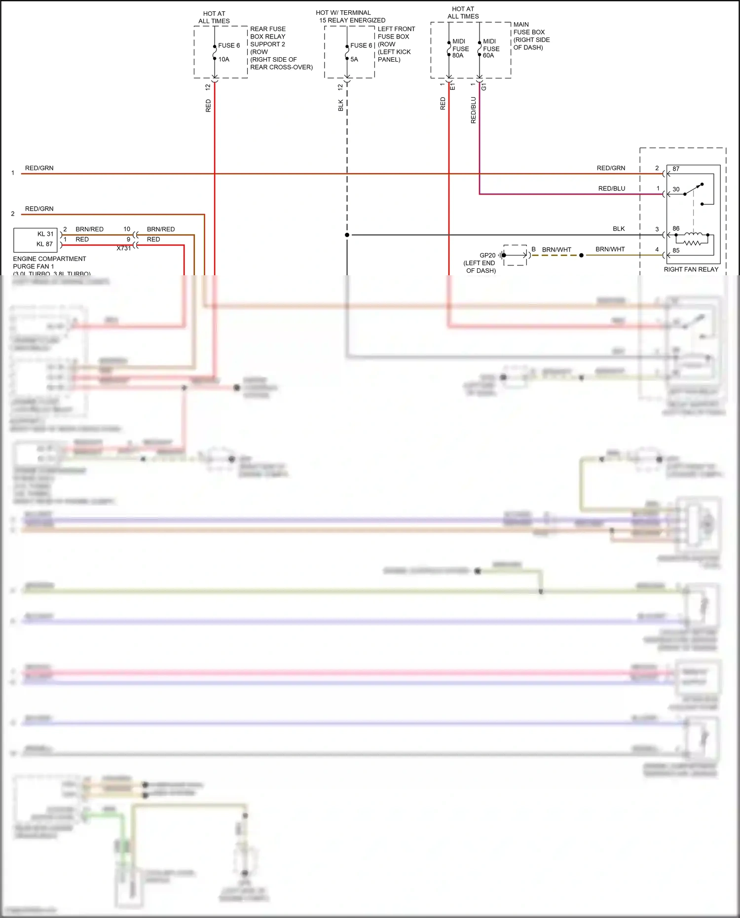 Porsche 911 GT2 991 (2017-2019) computer data lines system wiring diagram  (45 of 91)