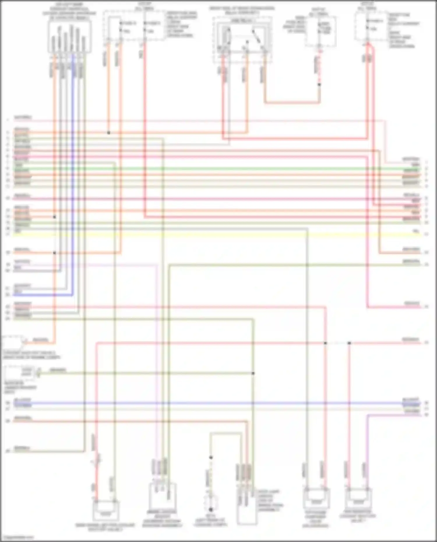 911 GT3 RS Porsche 991 facelift (2018-2019): Wiring diagram engine performance 3.0l turbo (2 of 7)