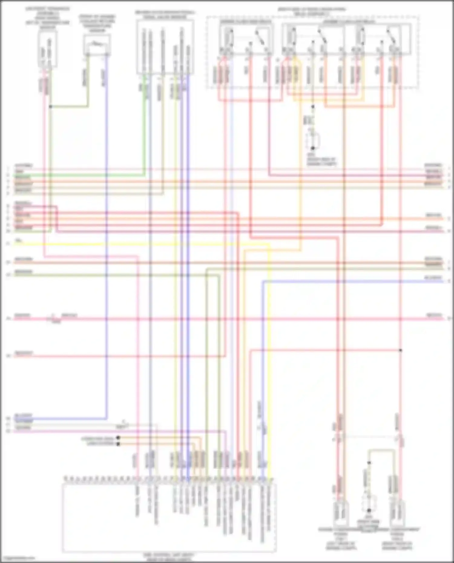 911 GT3 RS Porsche 991 facelift (2018-2019): Wiring diagram engine performance 3.0l turbo (3 of 7)
