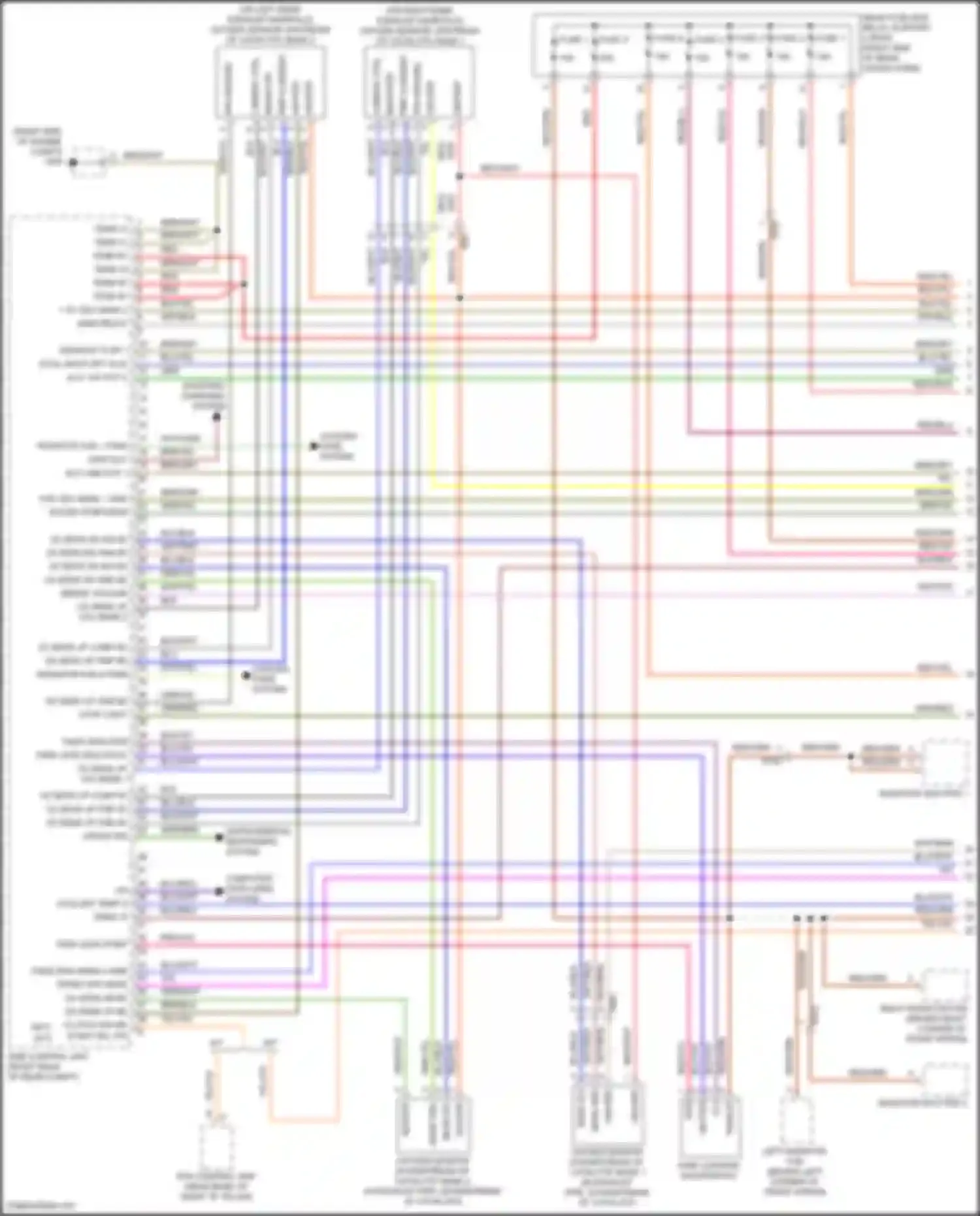 911 GT3 RS Porsche 991 facelift (2018-2019): Wiring diagram engine performance 4.0l (1 of 7)