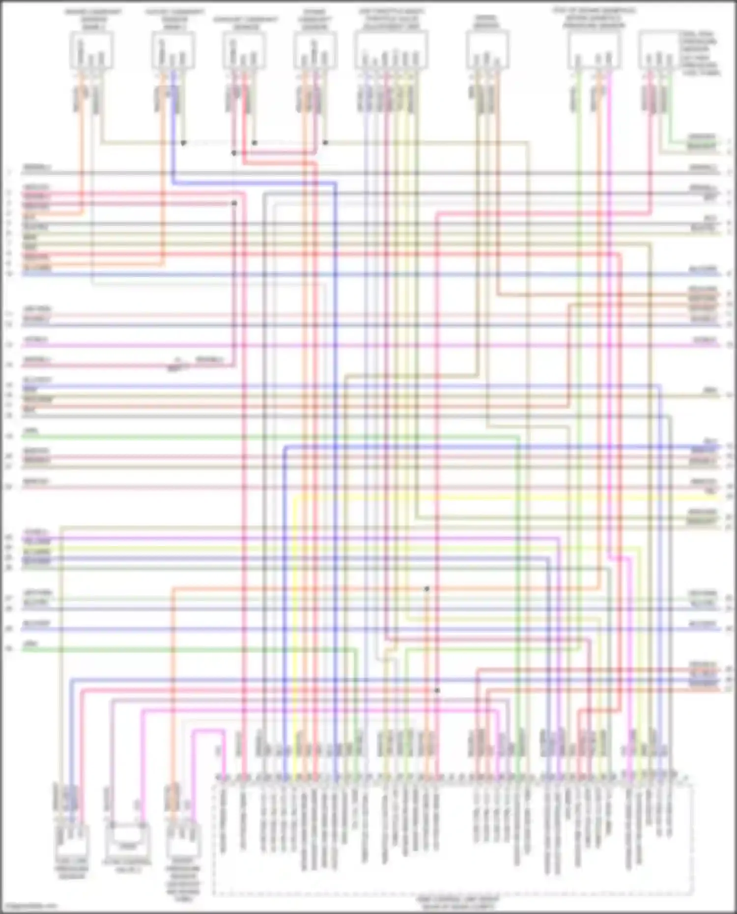 911 GT3 RS Porsche 991 facelift (2018-2019): Wiring diagram engine performance 4.0l (6 of 7)