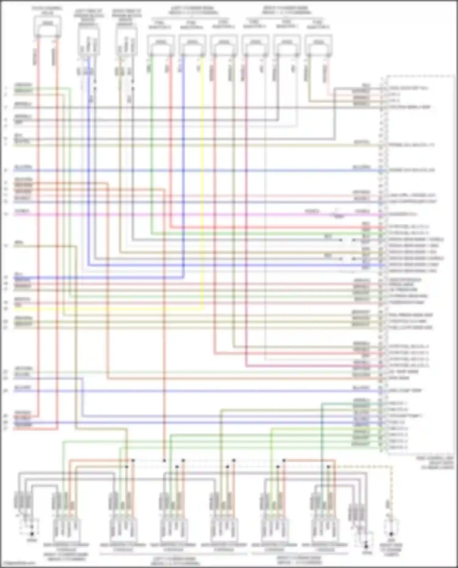 911 GT3 RS Porsche 991 facelift (2018-2019): Wiring diagram engine performance 4.0l (7 of 7)