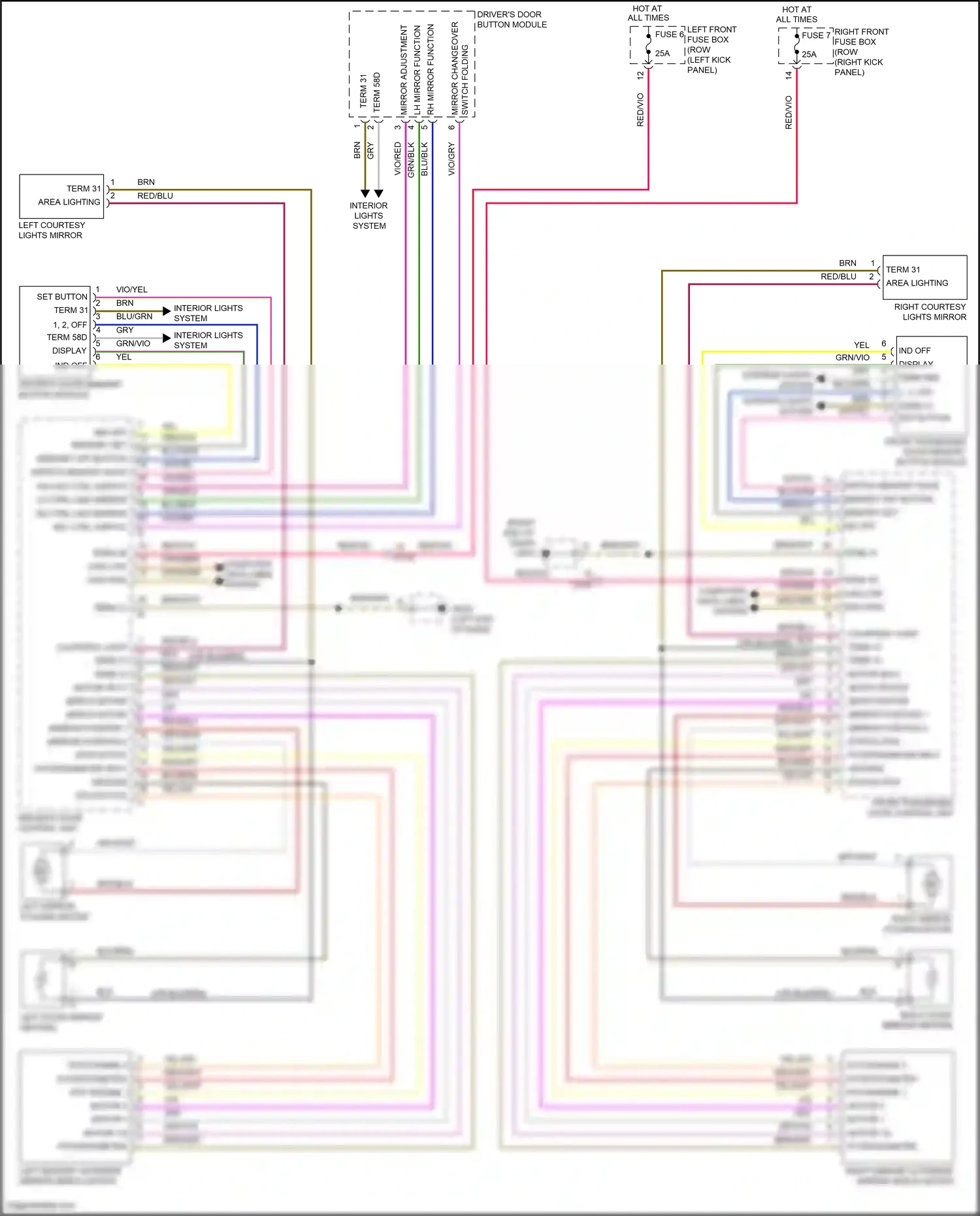 Wiring diagram adjust ctrl switch for Porsche 911 GT3 RS 991 facelift (2018-2019) (1 of 1)