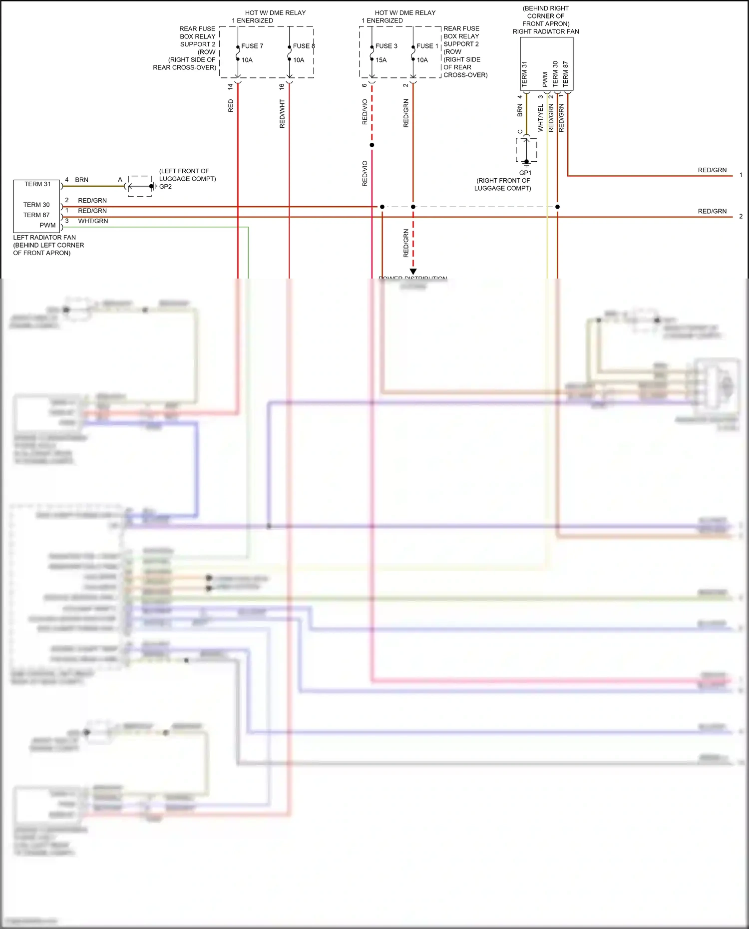 Wiring diagram computer data lines system for Porsche 911 GT3 RS 991 facelift (2018-2019) (21 of 91)