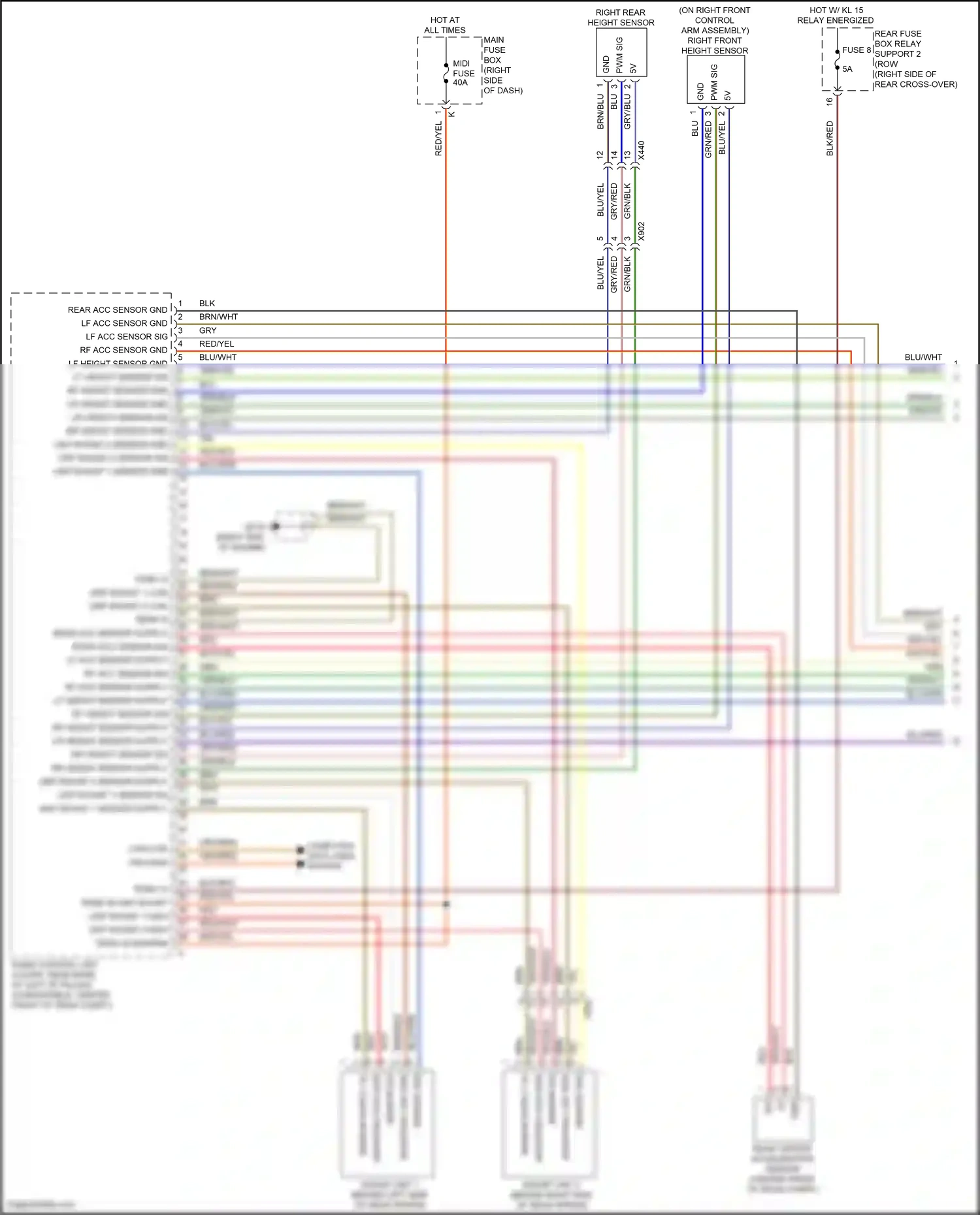 Wiring diagram computer data lines system for Porsche 911 GT3 RS 991 facelift (2018-2019) (66 of 91)