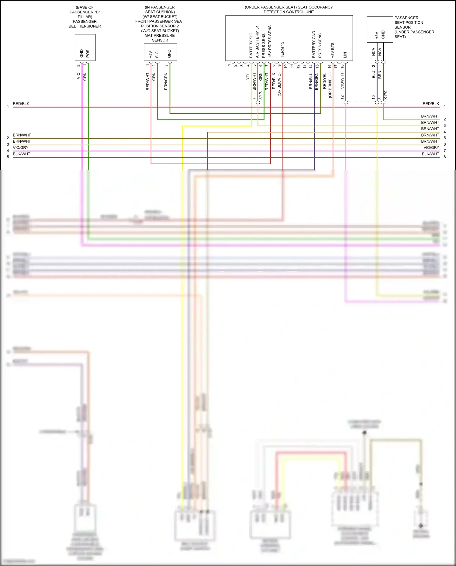 Wiring diagram computer data lines system for Porsche 911 GT3 RS 991 facelift (2018-2019) (29 of 91)