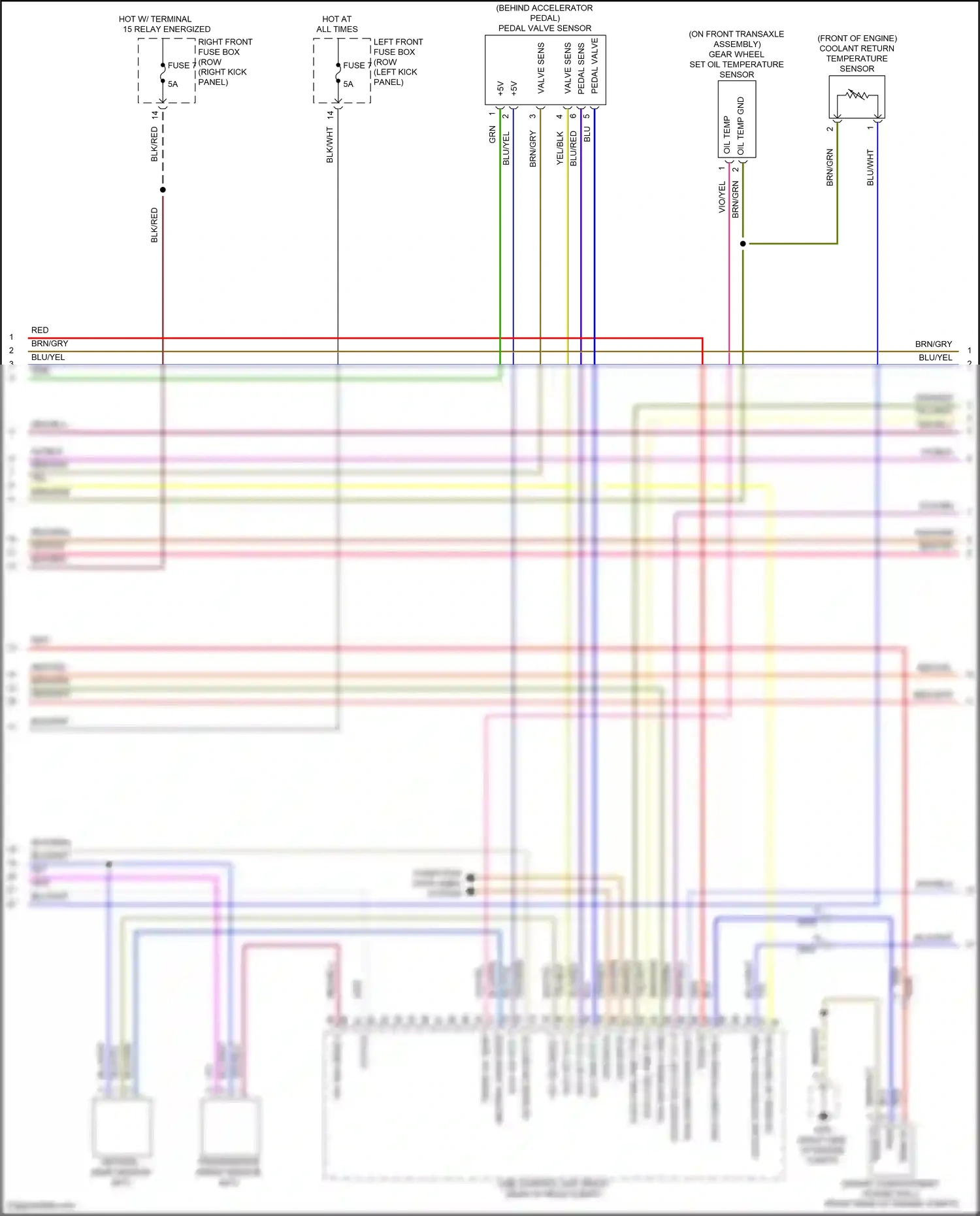 Wiring diagram computer data lines system for Porsche 911 GT3 991 facelift (2017-2019) (89 of 91)