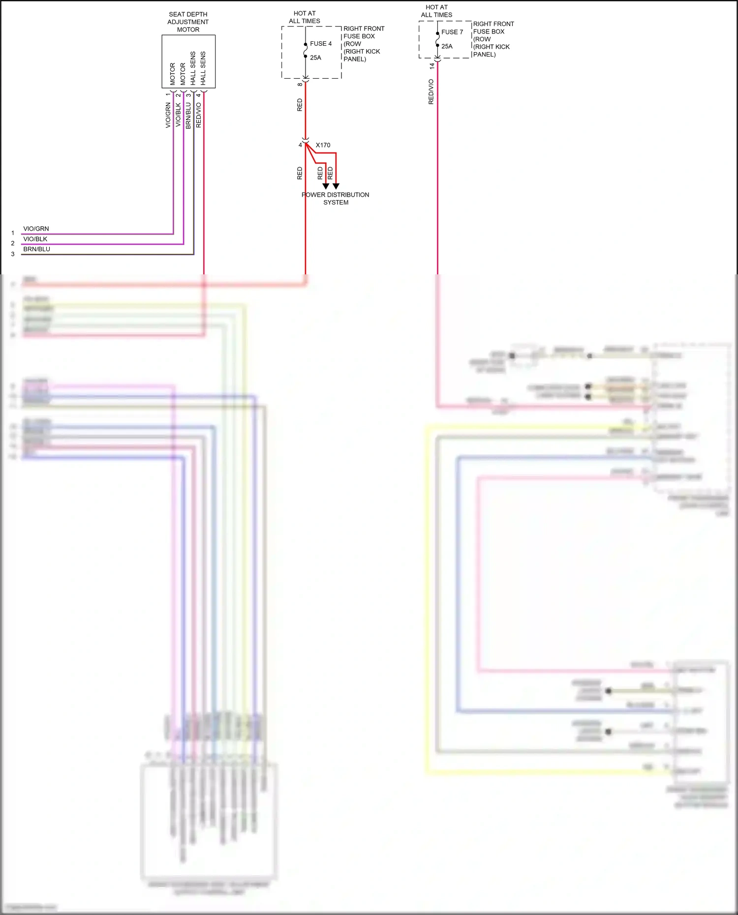 Wiring diagram set button for Porsche 911 GT3 991 facelift (2017-2019) (3 of 4)