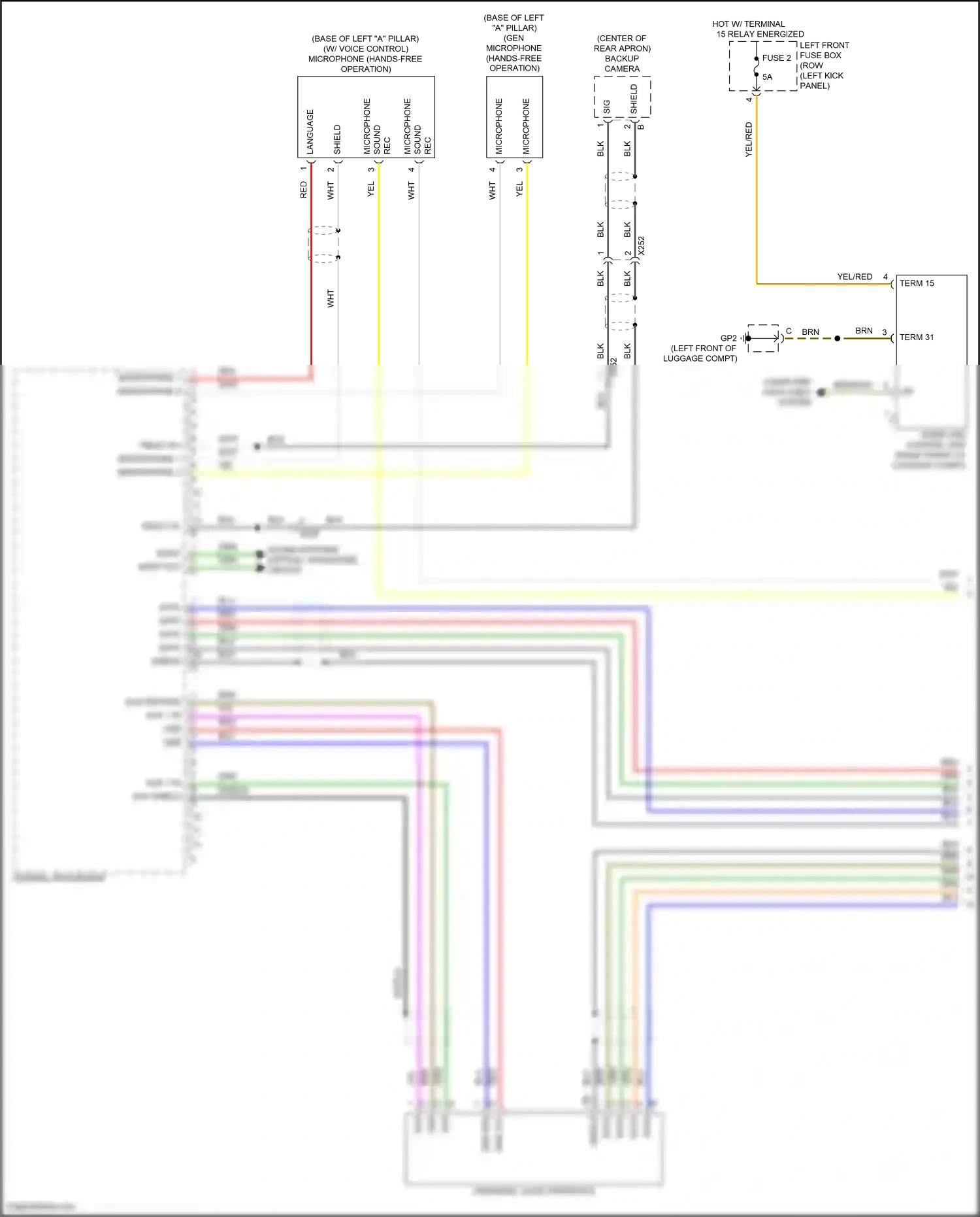 Wiring diagram universal audio interface for Porsche 911 GT3 991 facelift (2017-2019) (5 of 8)