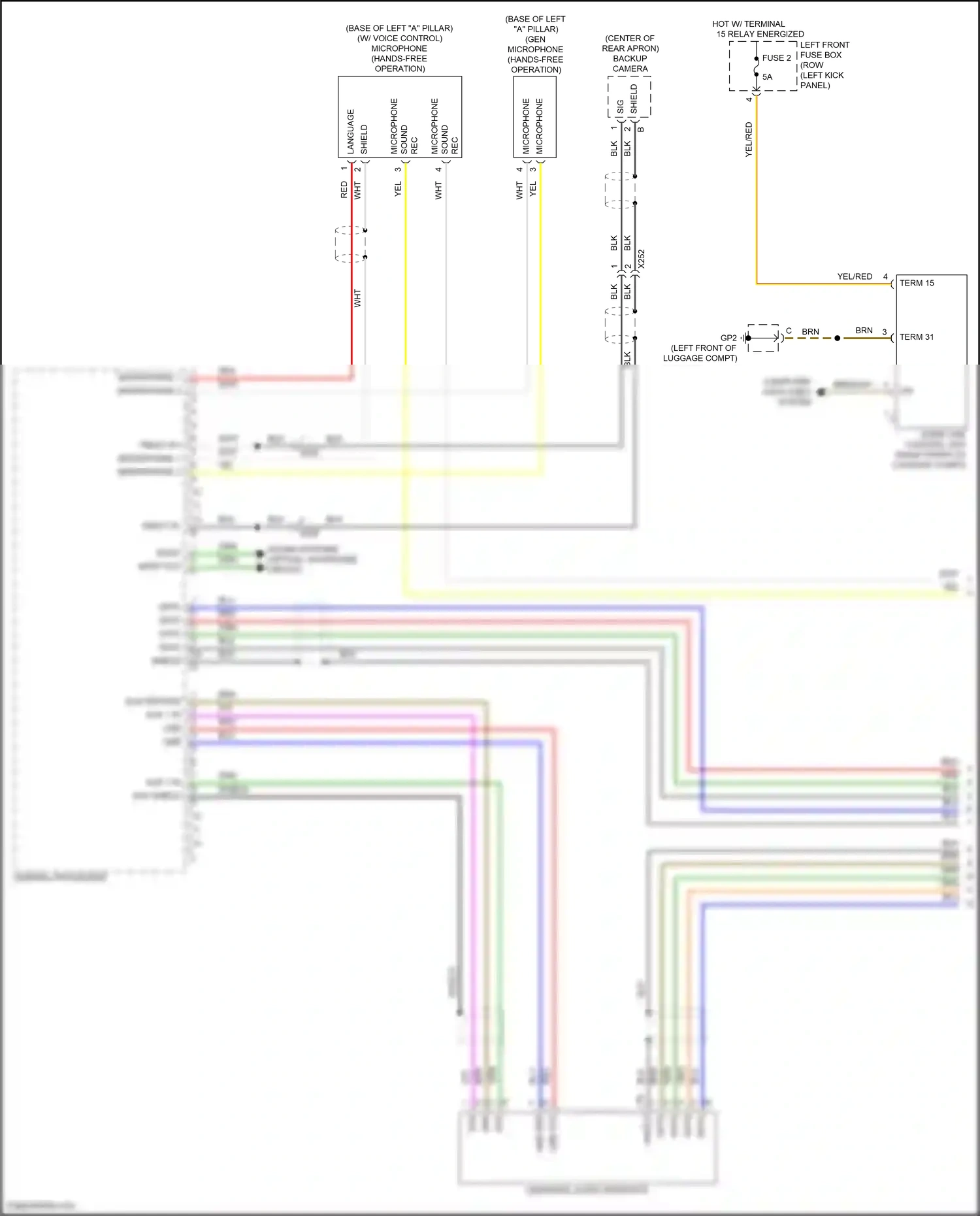 Wiring diagram universal audio interface for Porsche 911 GT3 991 facelift (2017-2019) (6 of 8)