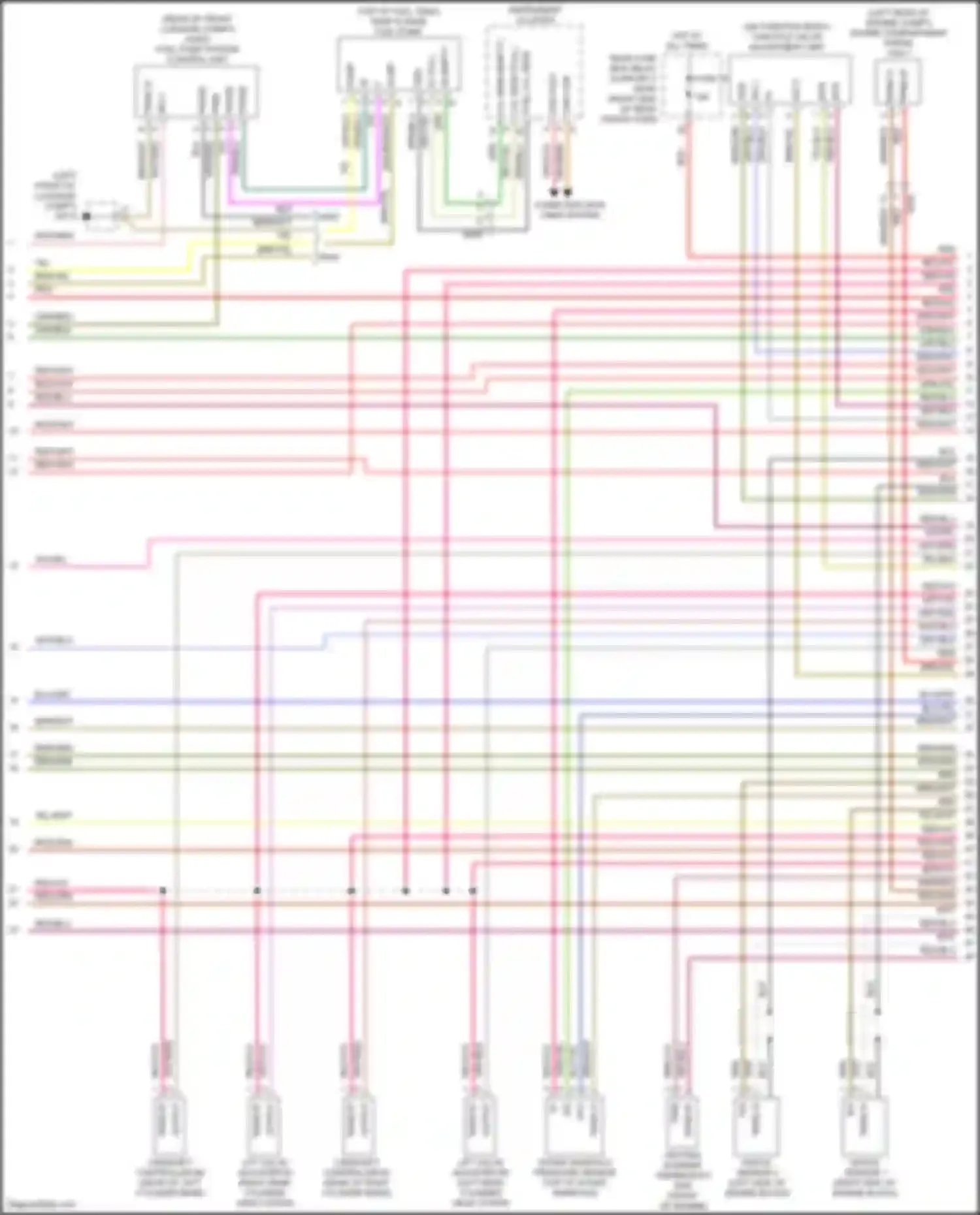 911 GT3 Porsche 991 (2013-2017): Wiring diagram engine performance 3.4l (3 of 6)