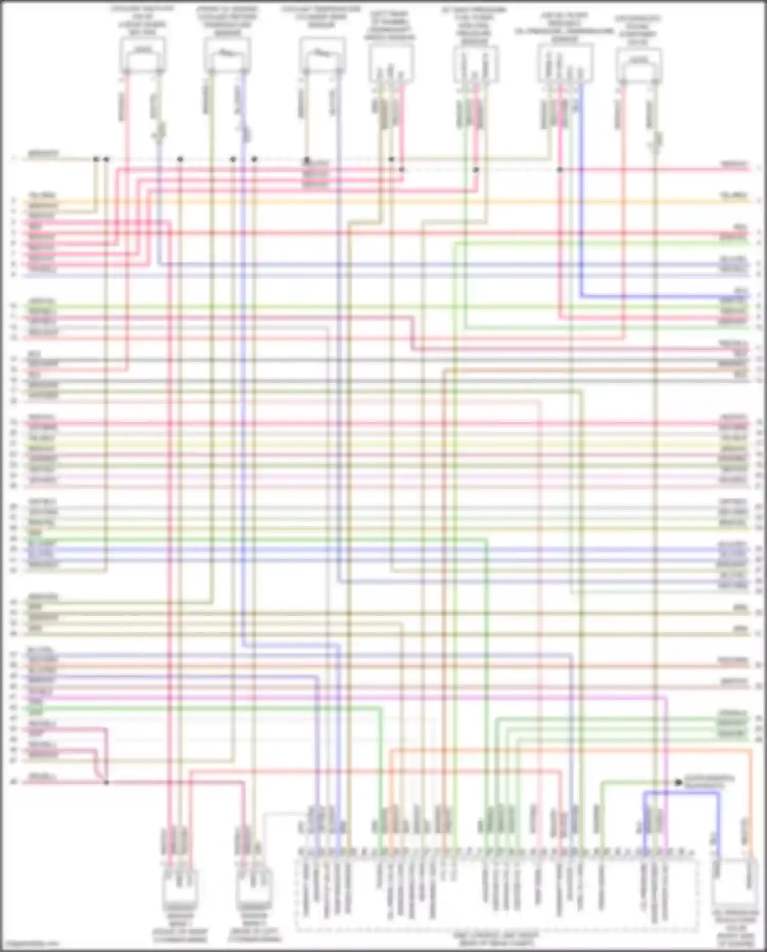 911 GT3 Porsche 991 (2013-2017): Wiring diagram engine performance 3.8l turbo (5 of 6)