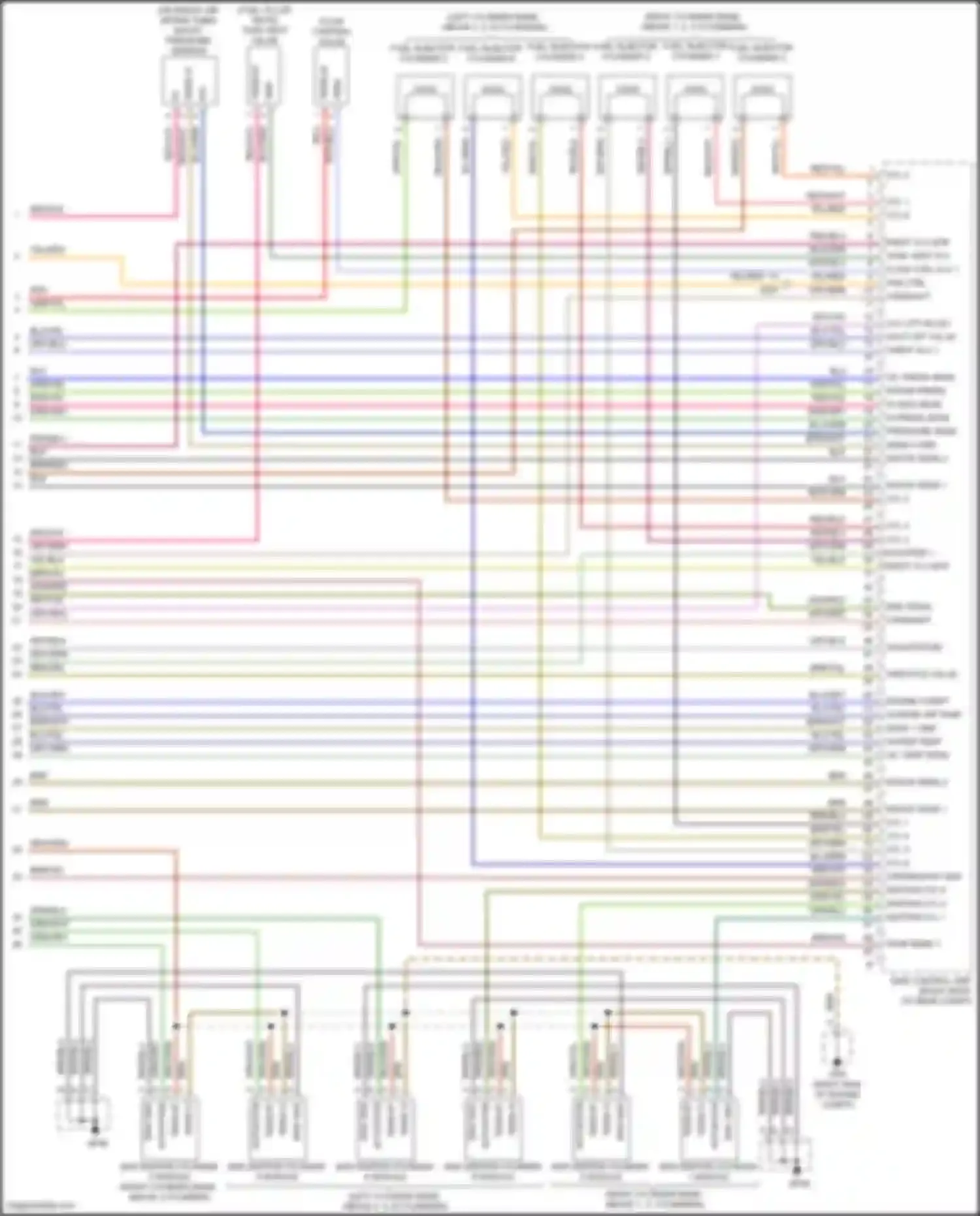 911 GT3 Porsche 991 (2013-2017): Wiring diagram engine performance 3.8l turbo (6 of 6)