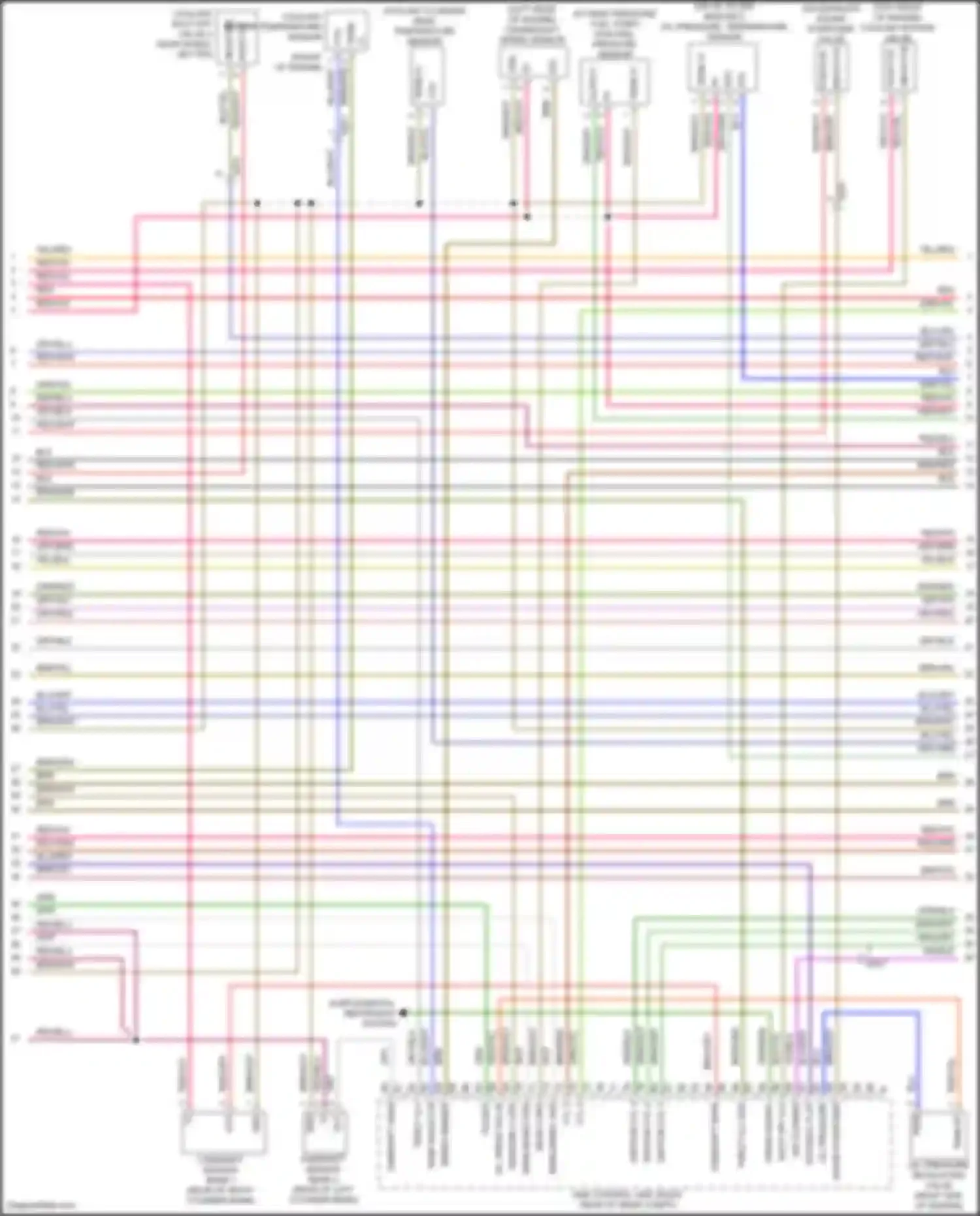 911 GT3 Porsche 991 (2013-2017): Wiring diagram engine performance 3.8l (5 of 6)