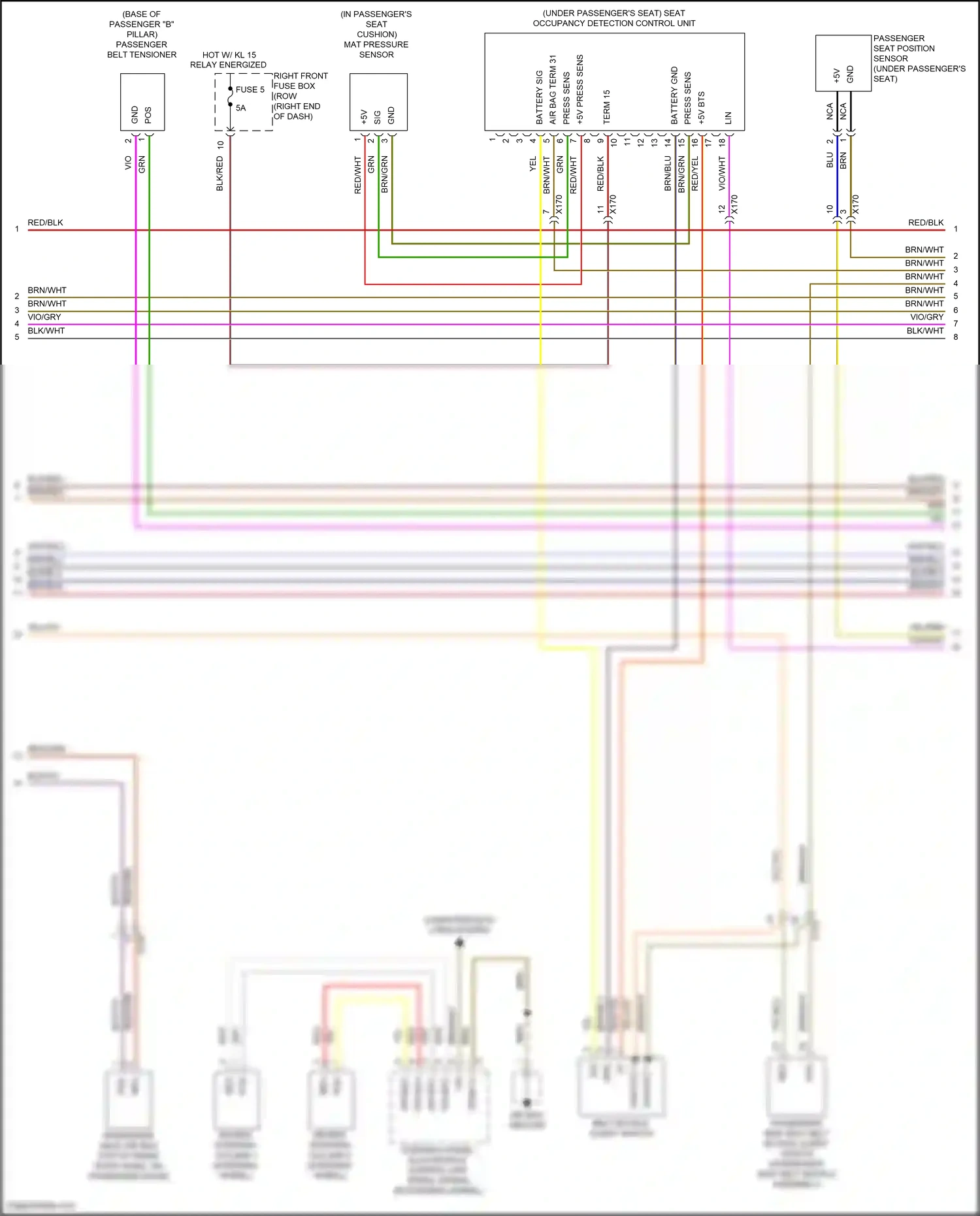 Wiring diagram blu for Porsche 911 GT3 991 (2013-2017) (19 of 65)