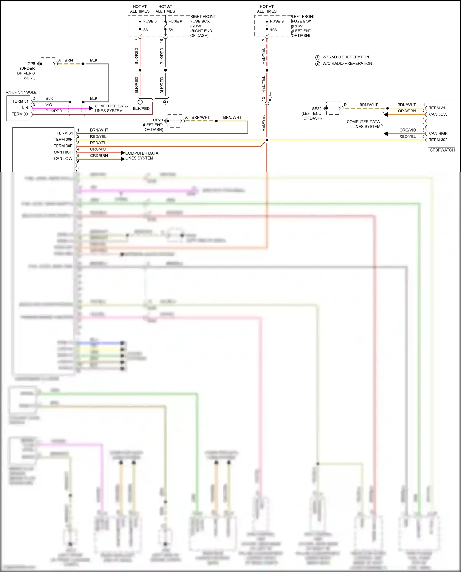 Wiring diagram can low for Porsche 911 GT3 991 (2013-2017) (29 of 49)