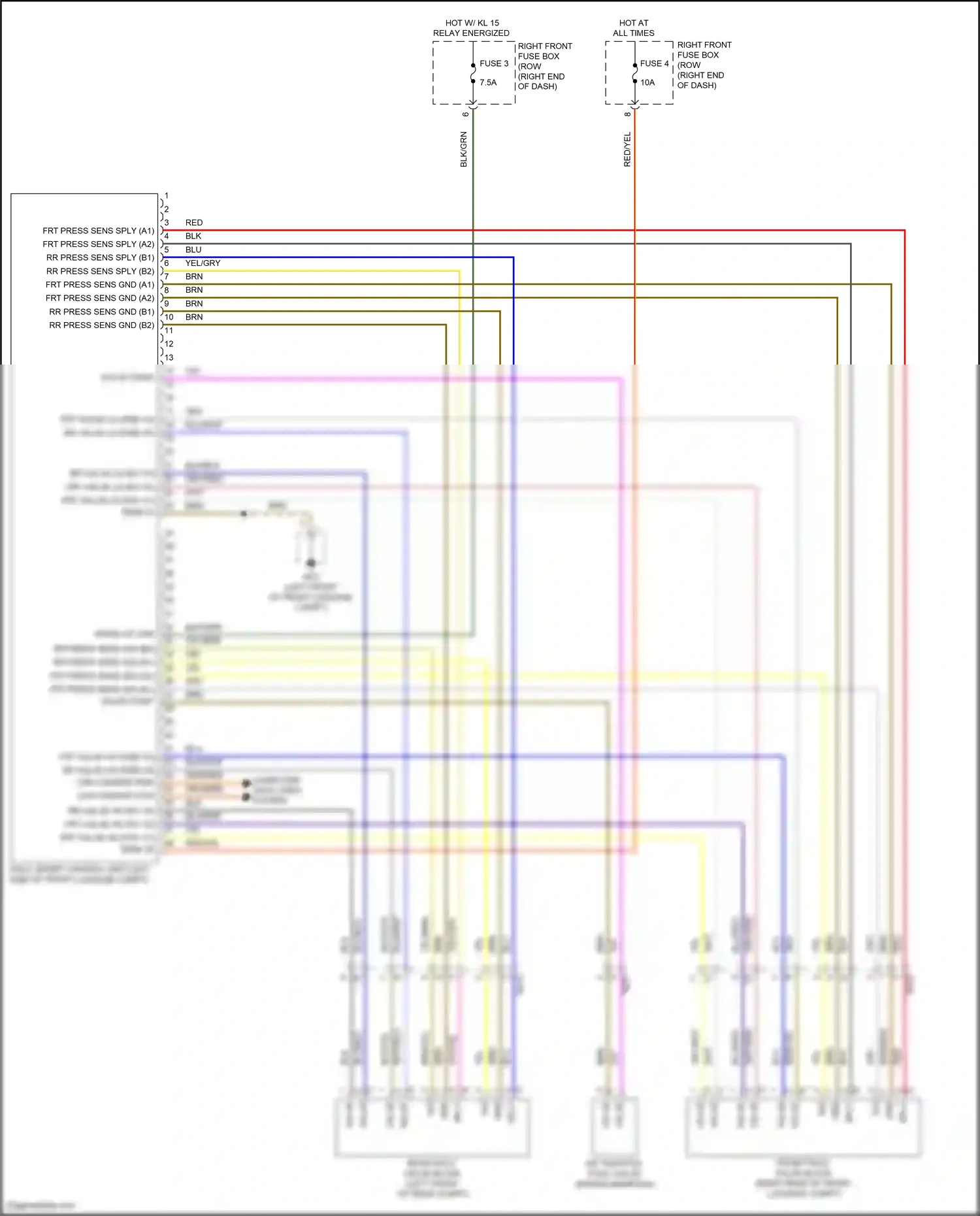 Wiring diagram computer data lines system for Porsche 911 GT3 991 (2013-2017) (53 of 87)