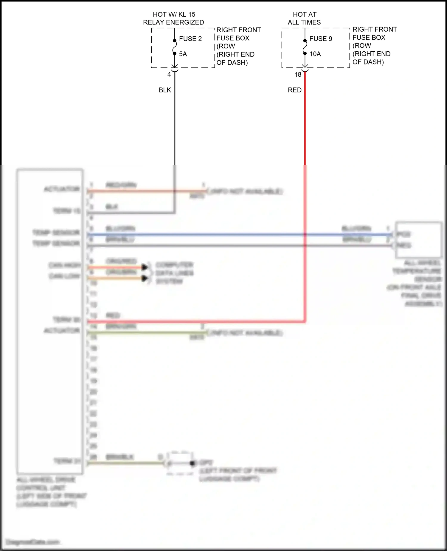 Wiring diagram computer data lines system for Porsche 911 GT3 991 (2013-2017) (84 of 87)