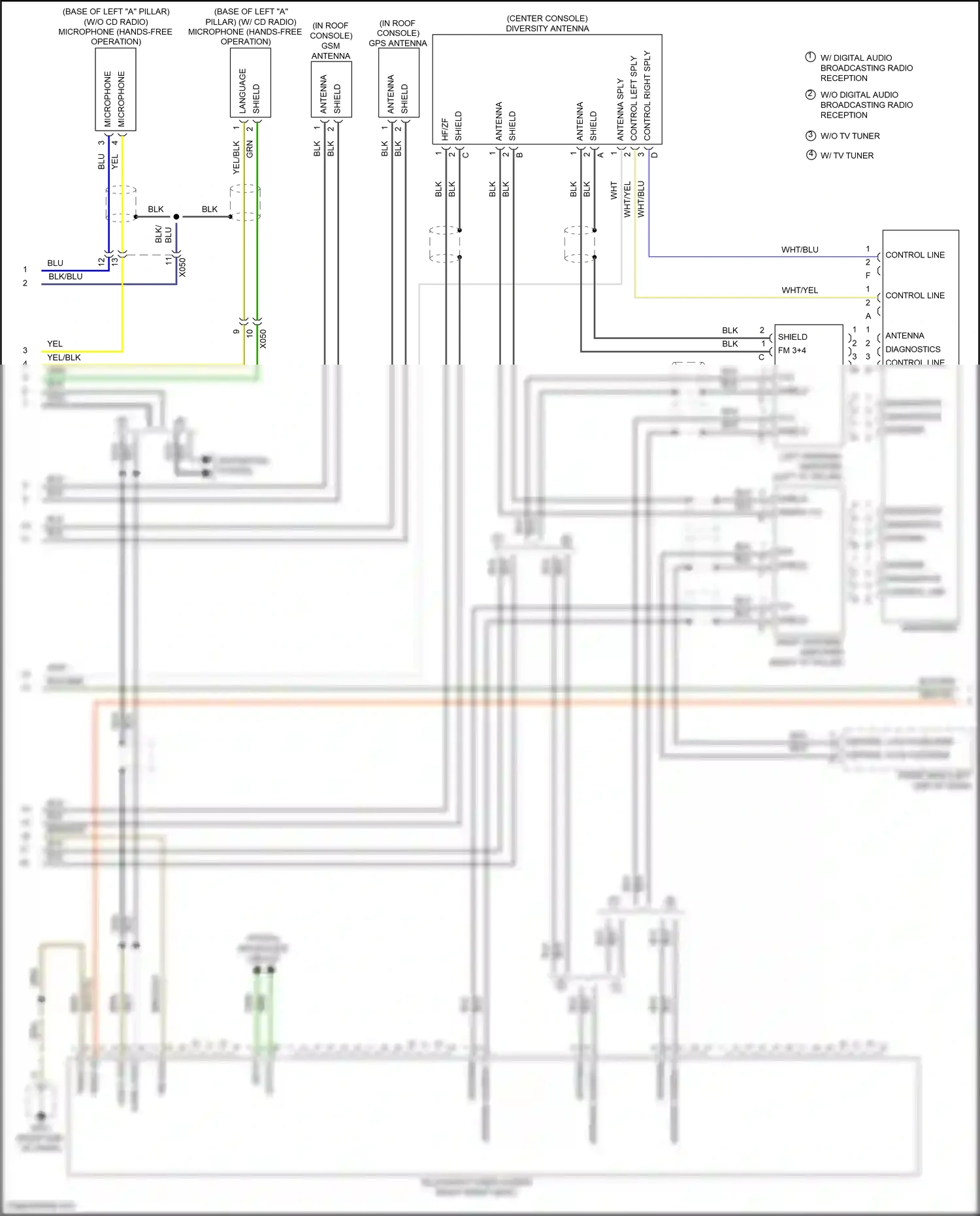 Wiring diagram control line for Porsche 911 GT3 991 (2013-2017) (2 of 12)