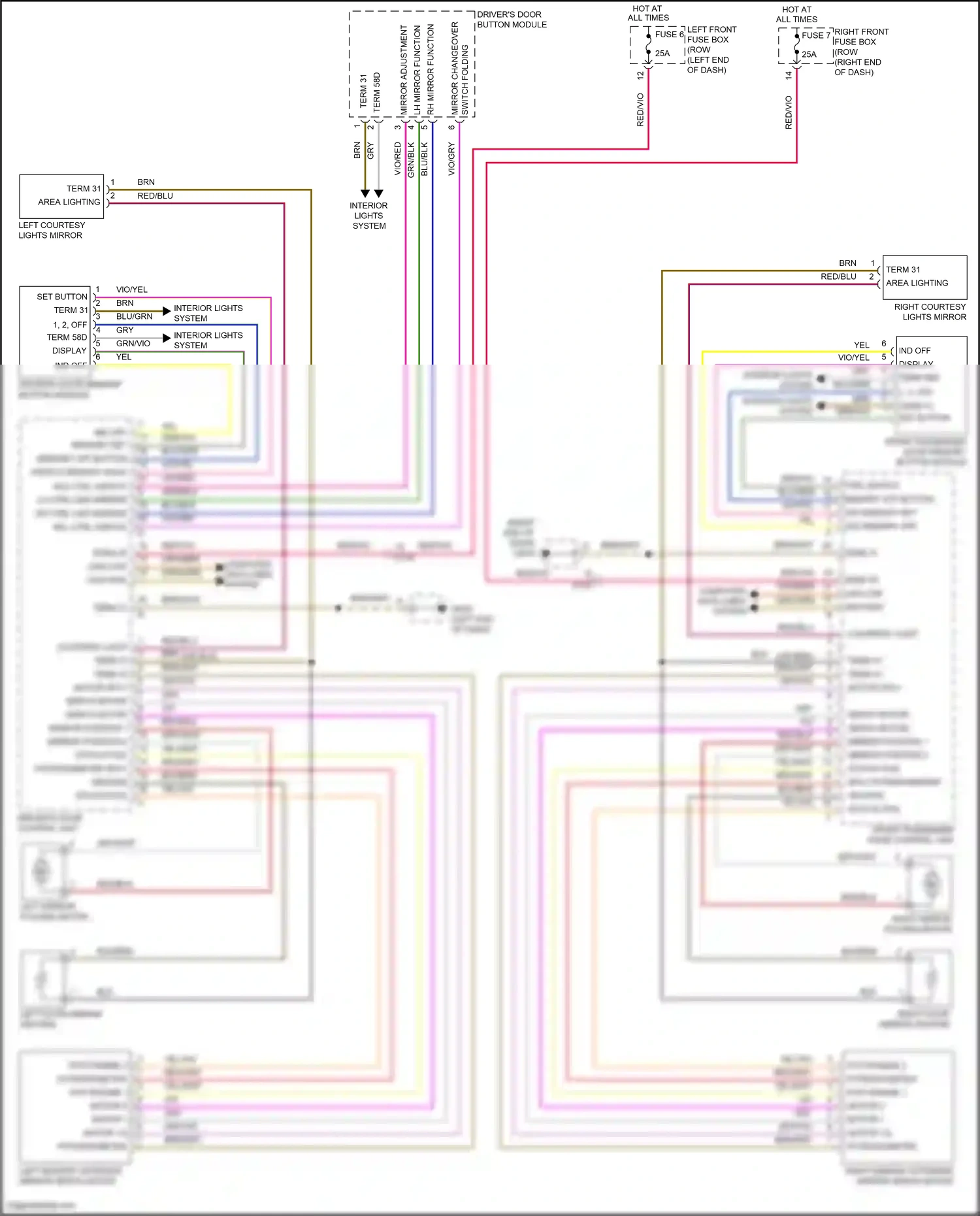 Wiring diagram ctrl switch for Porsche 911 GT3 991 (2013-2017) (1 of 1)