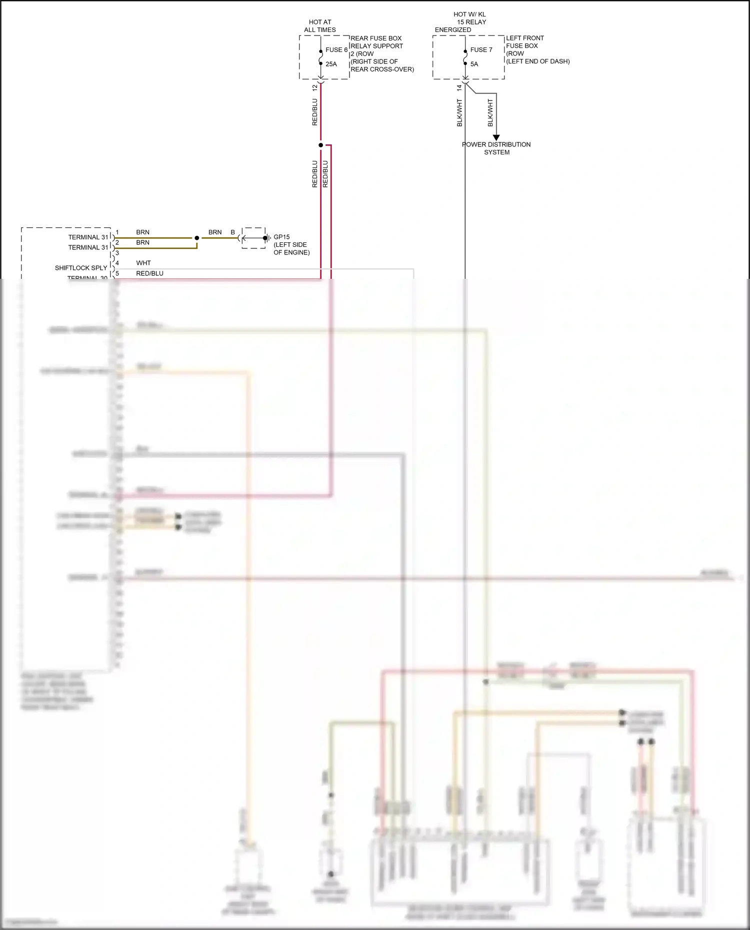 Wiring diagram dme control unit for Porsche 911 GT3 991 (2013-2017) (11 of 17)