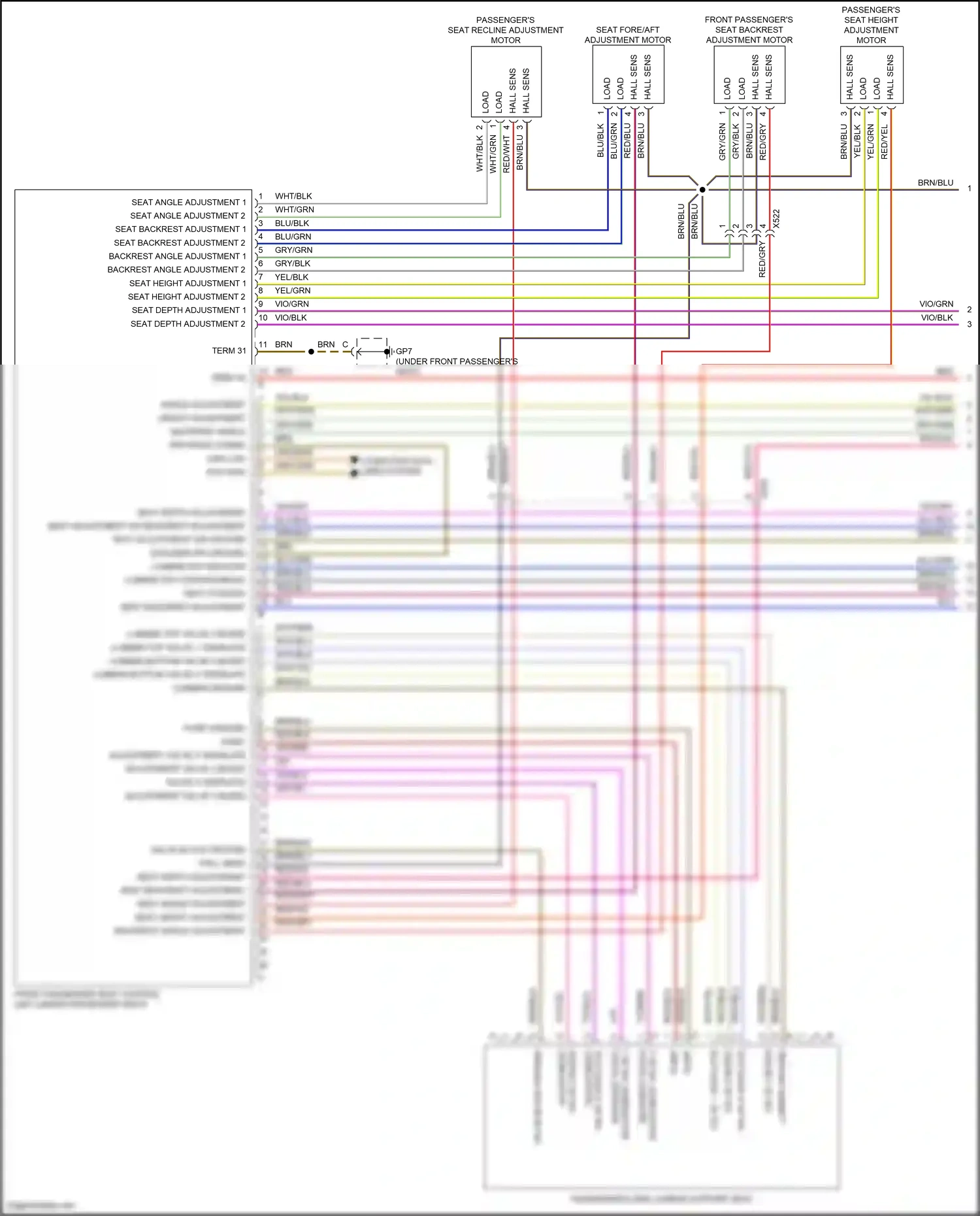 Wiring diagram encoder pin ground for Porsche 911 GT3 991 (2013-2017) (1 of 1)