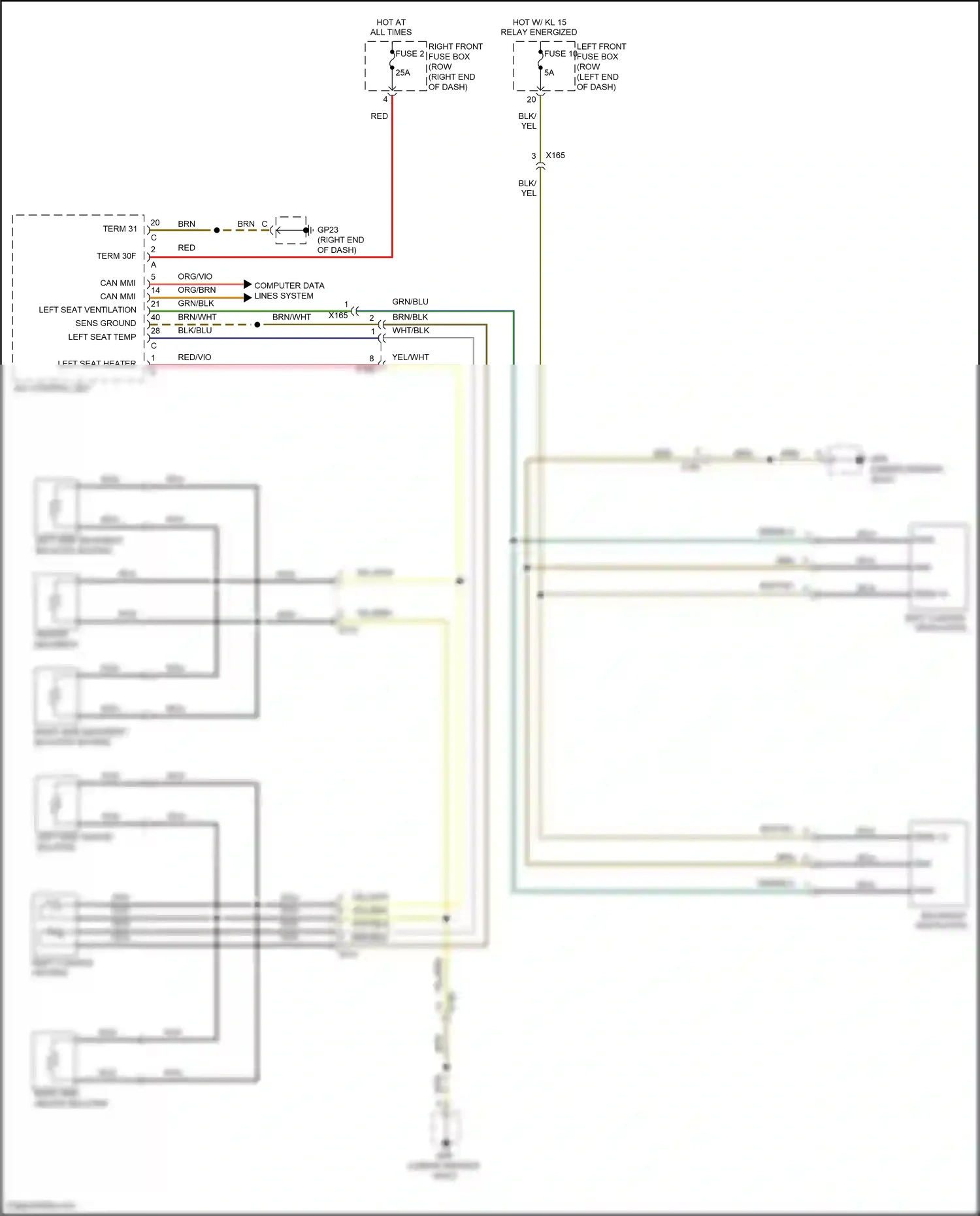 Wiring diagram nca for Porsche 911 GT3 991 (2013-2017) (13 of 30)