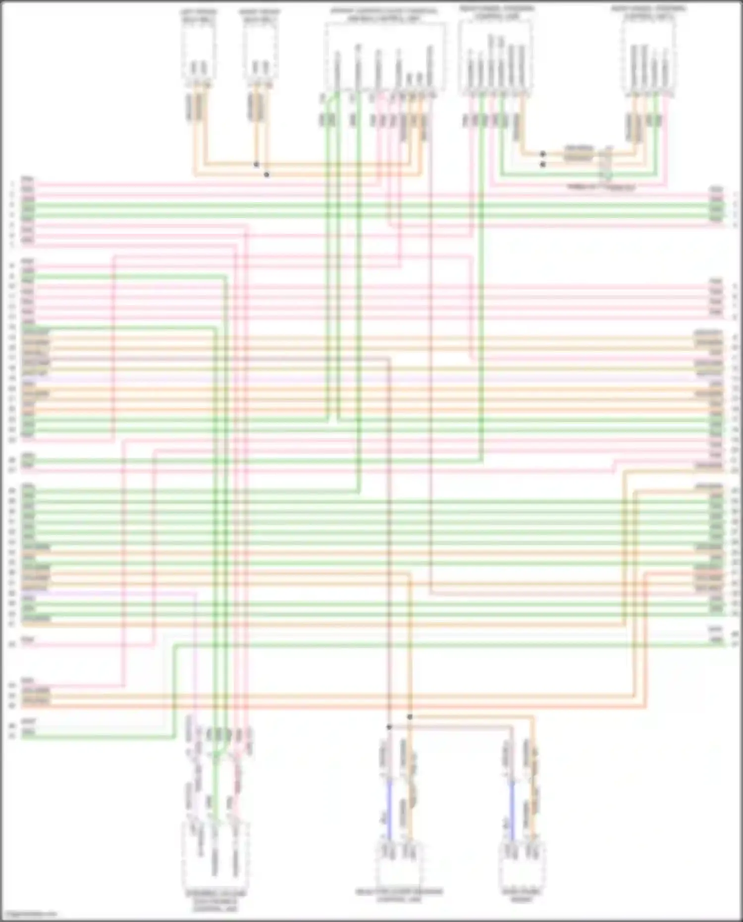 911 GT3 Porsche 992 (2020-2024): Computer data lines circuit (2 of 5)