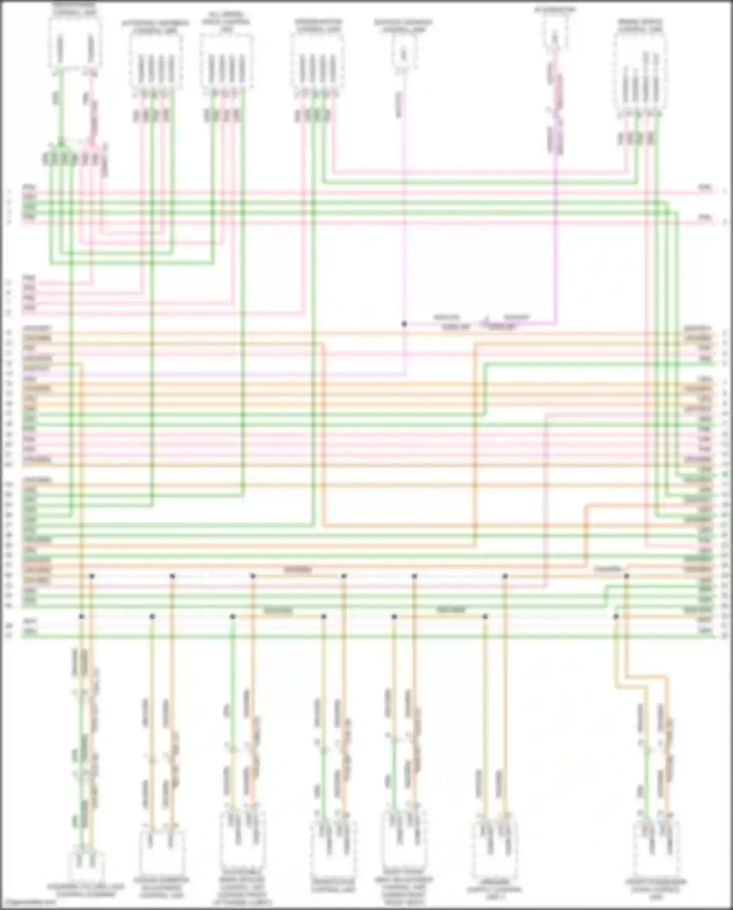 911 GT3 Porsche 992 (2020-2024): Computer data lines circuit (3 of 5)