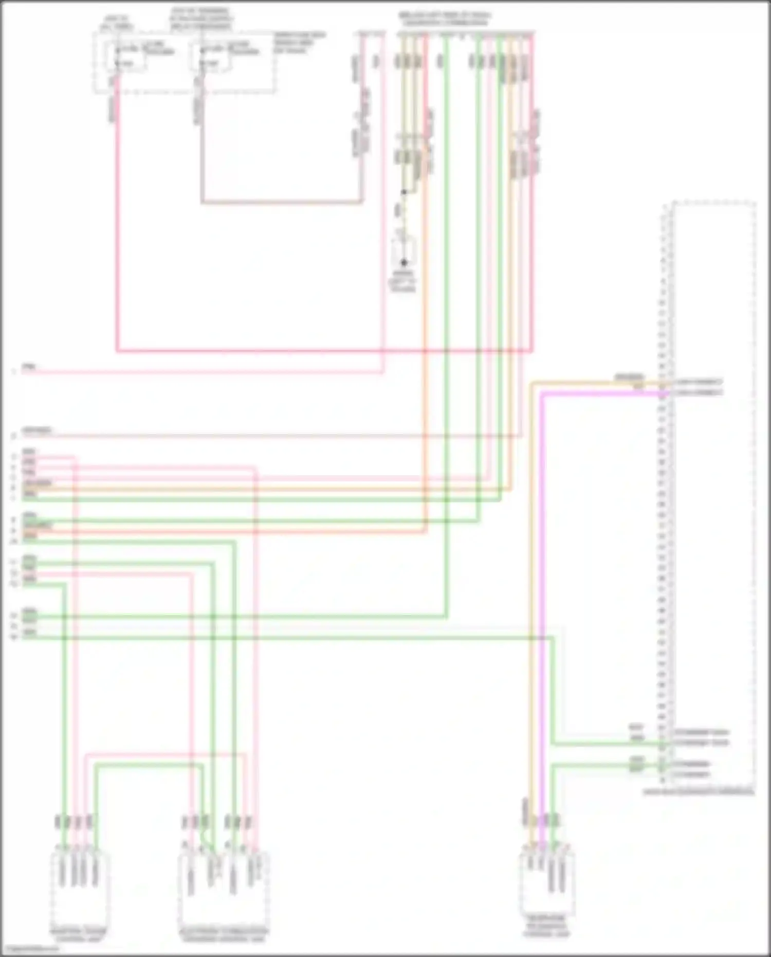 911 GT3 Porsche 992 (2020-2024): Computer data lines circuit (5 of 5)
