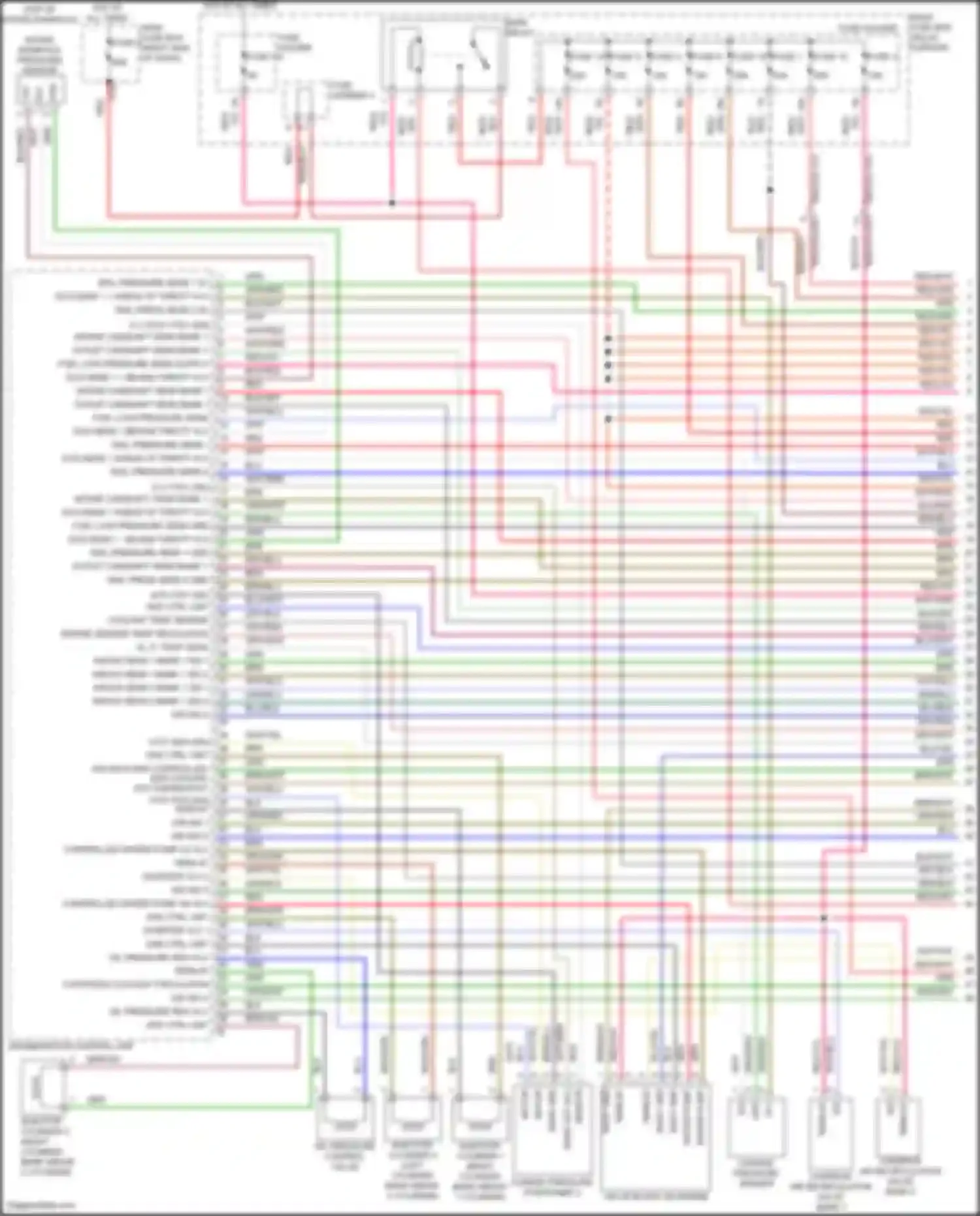 911 GT3 Porsche 992 (2020-2024): Wiring diagram engine performance 3.0l turbo (1 of 9)