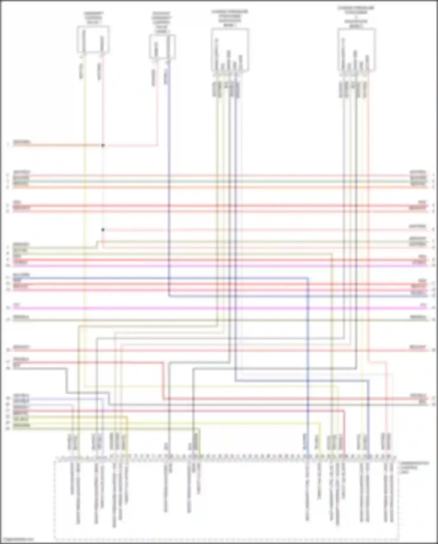 911 GT3 Porsche 992 (2020-2024): Wiring diagram engine performance 3.0l turbo (5 of 9)