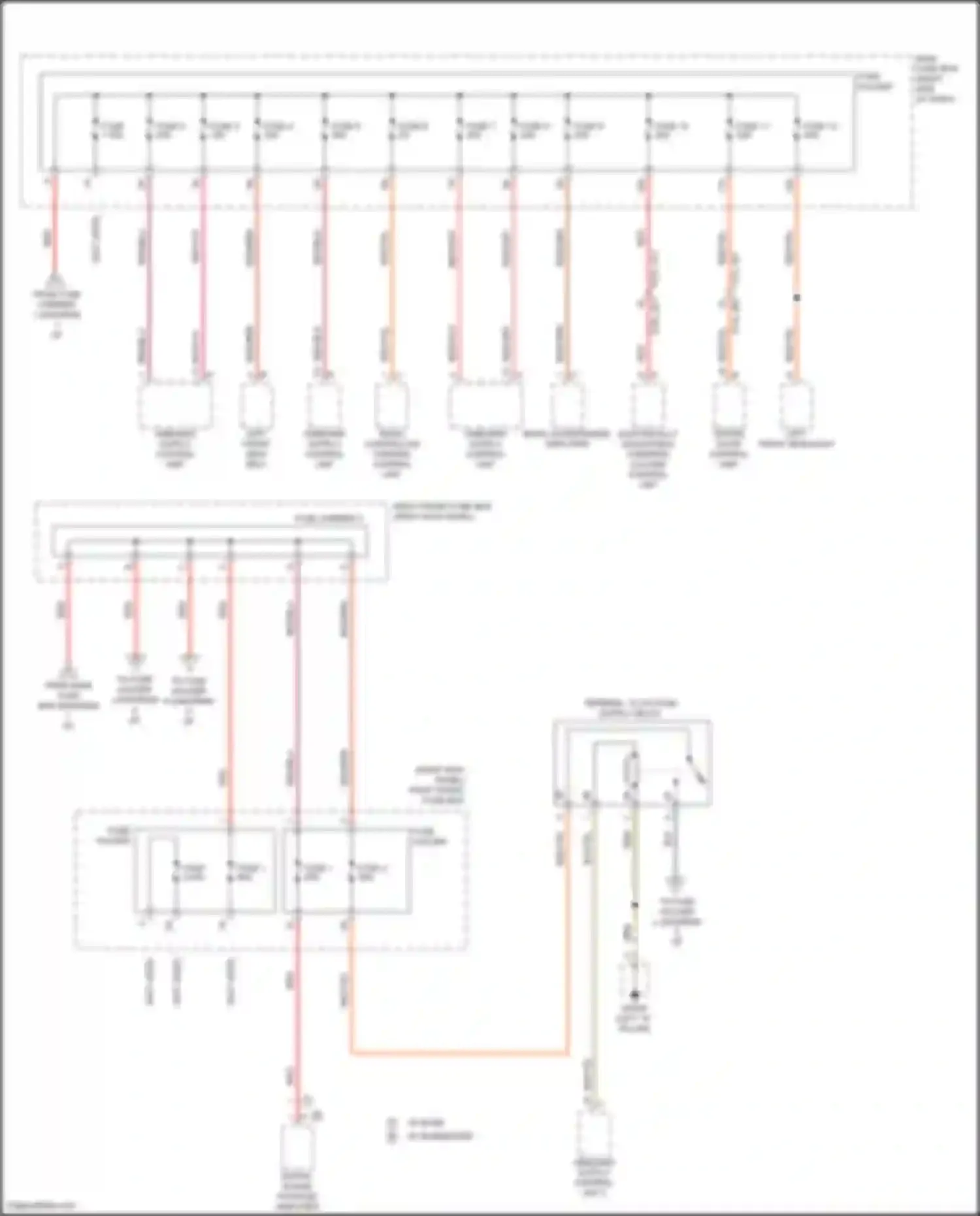 911 GT3 Porsche 992 (2020-2024): Power distribution circuit (3 of 7)