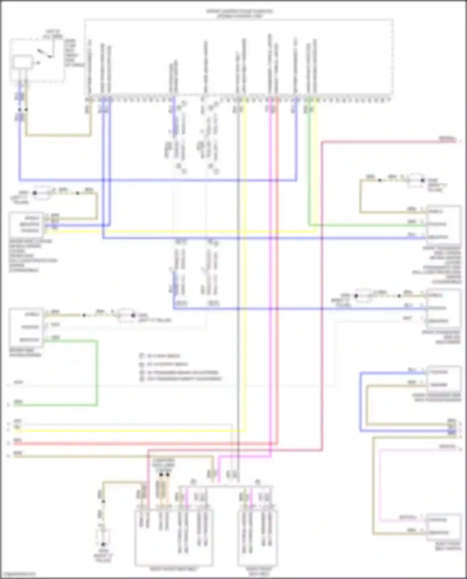 911 GT3 Porsche 992 (2020-2024): Supplemental restraints circuit (2 of 4)