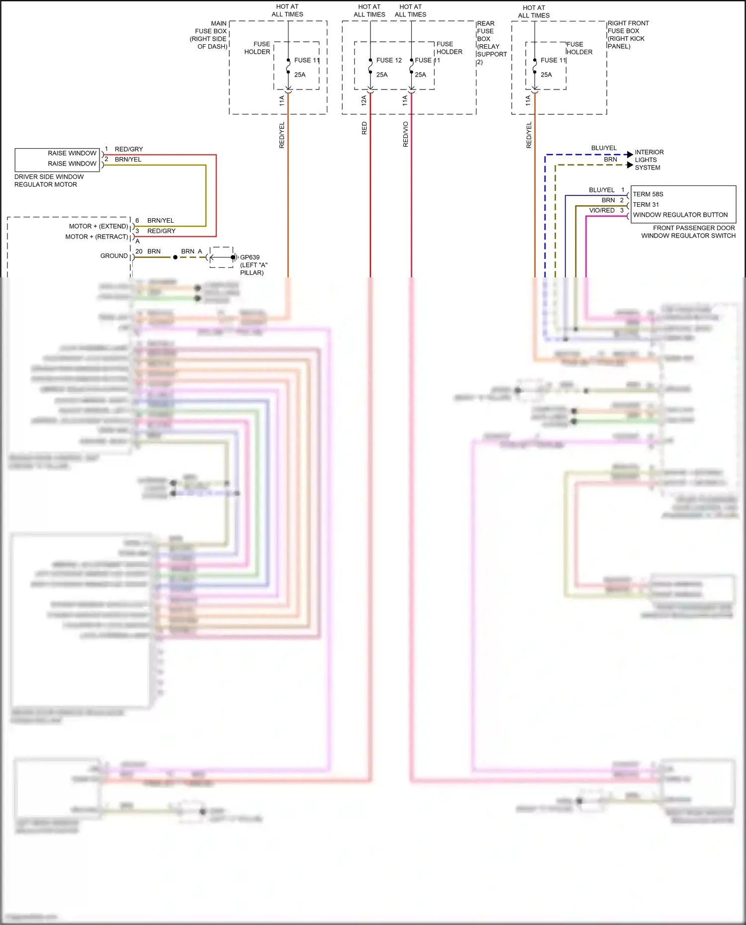 Wiring diagram computer data lines system for Porsche 911 GT3 992 (2020-2024) (8 of 82)