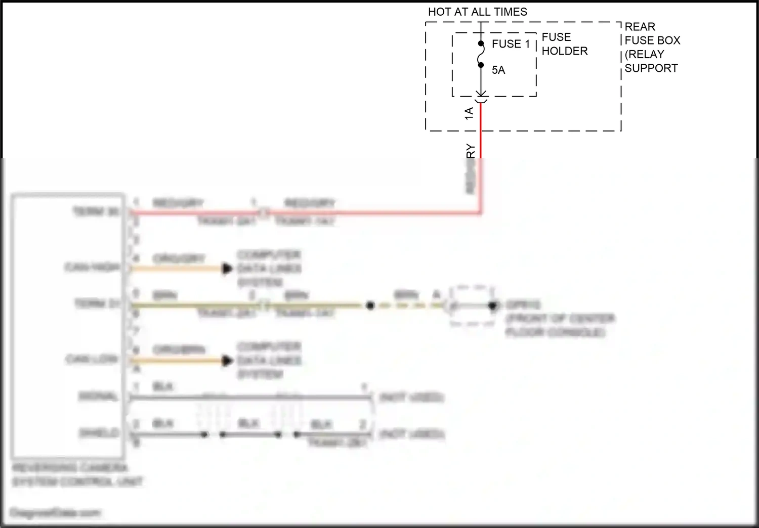 Wiring diagram computer data lines system for Porsche 911 GT3 992 (2020-2024) (10 of 82)