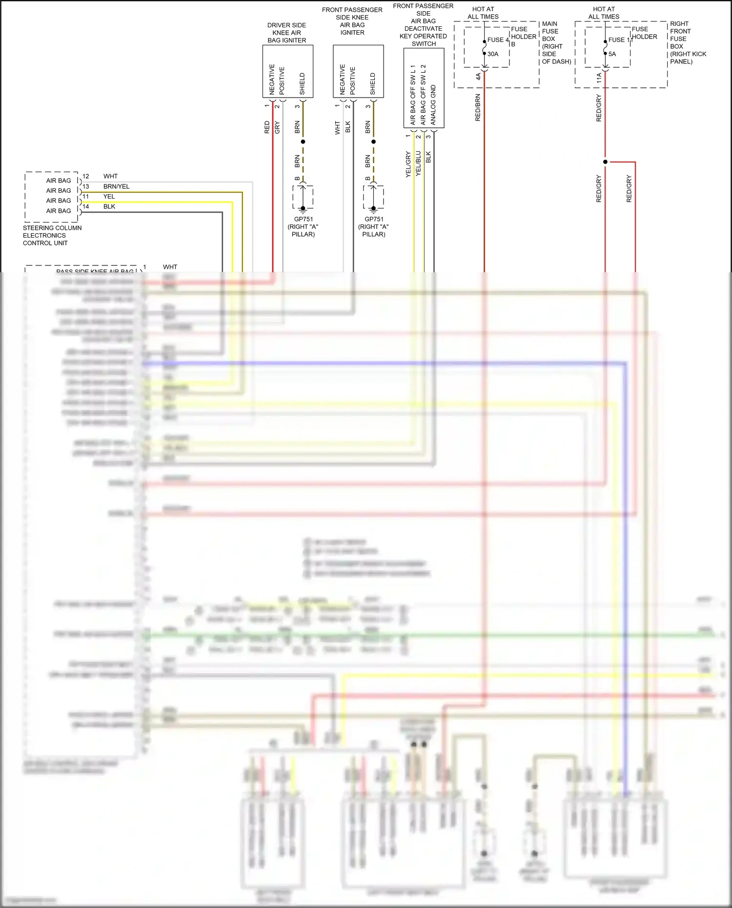 Wiring diagram computer data lines system for Porsche 911 GT3 992 (2020-2024) (27 of 82)